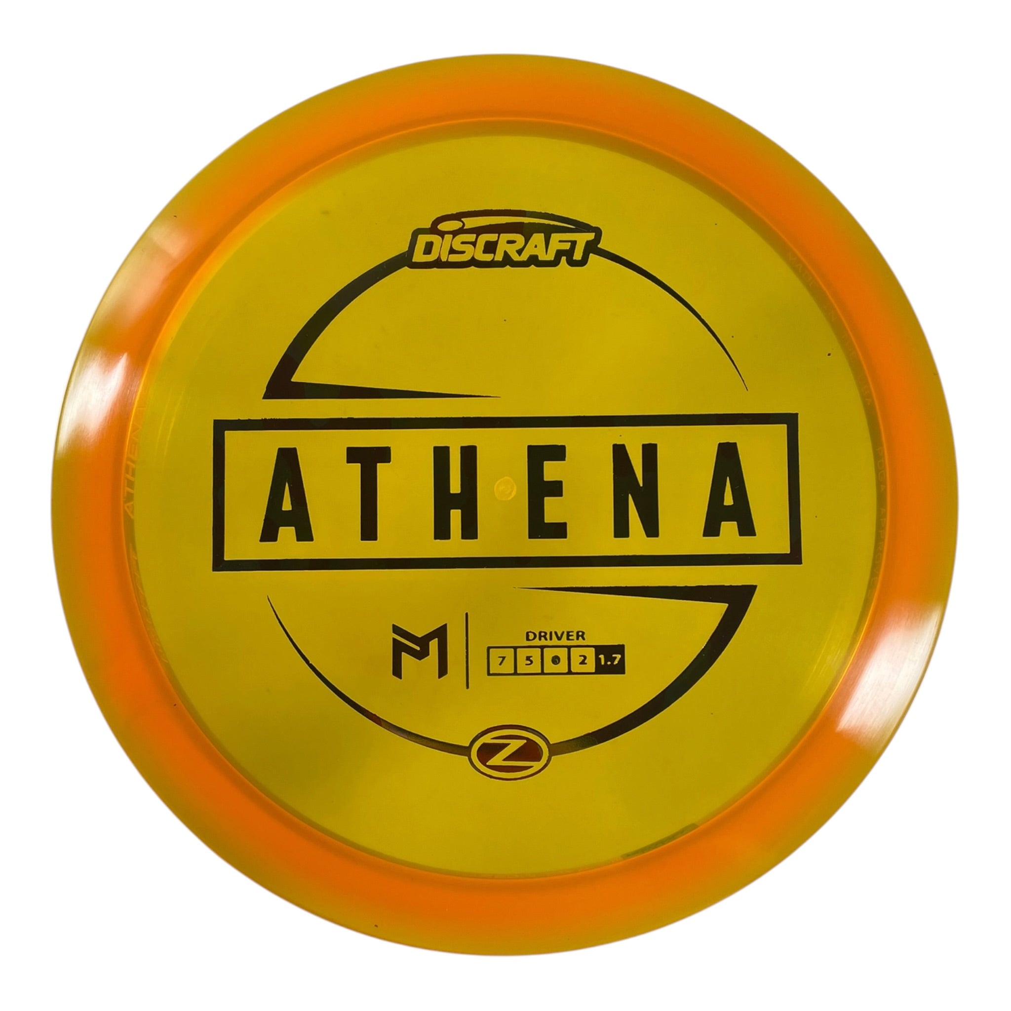 Discraft Athena | Z Line | Orange/Multi 171g (Paul McBeth) Disc Golf