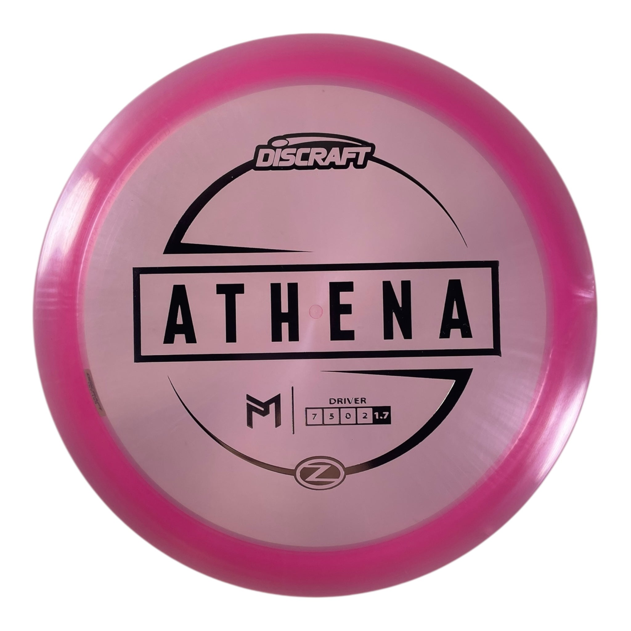 Discraft Athena | Z Line | Pink/Silver 169g (Paul McBeth) Disc Golf