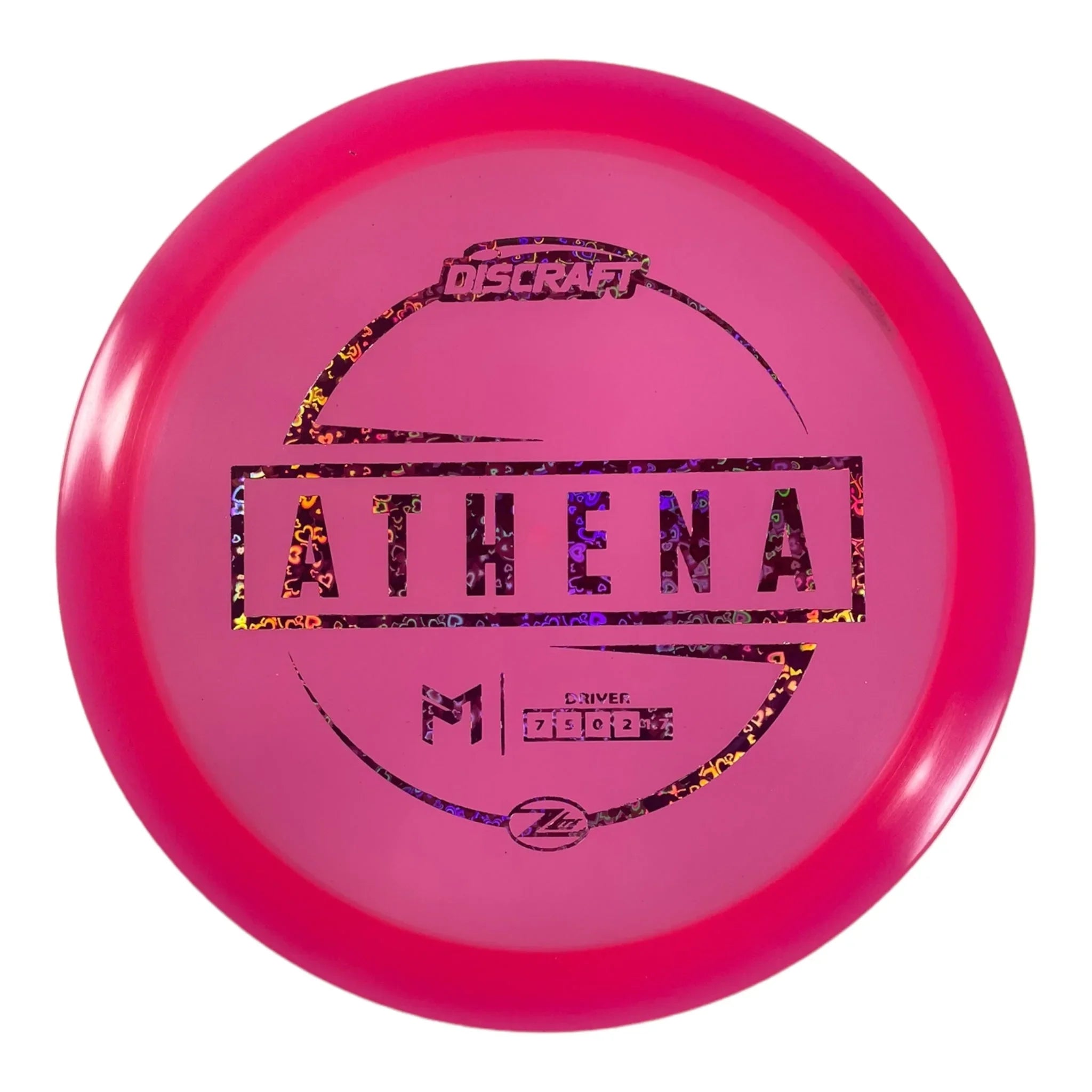 Discraft Athena | Z Lite | Pink/Hearts 166g (Paul McBeth) Disc Golf