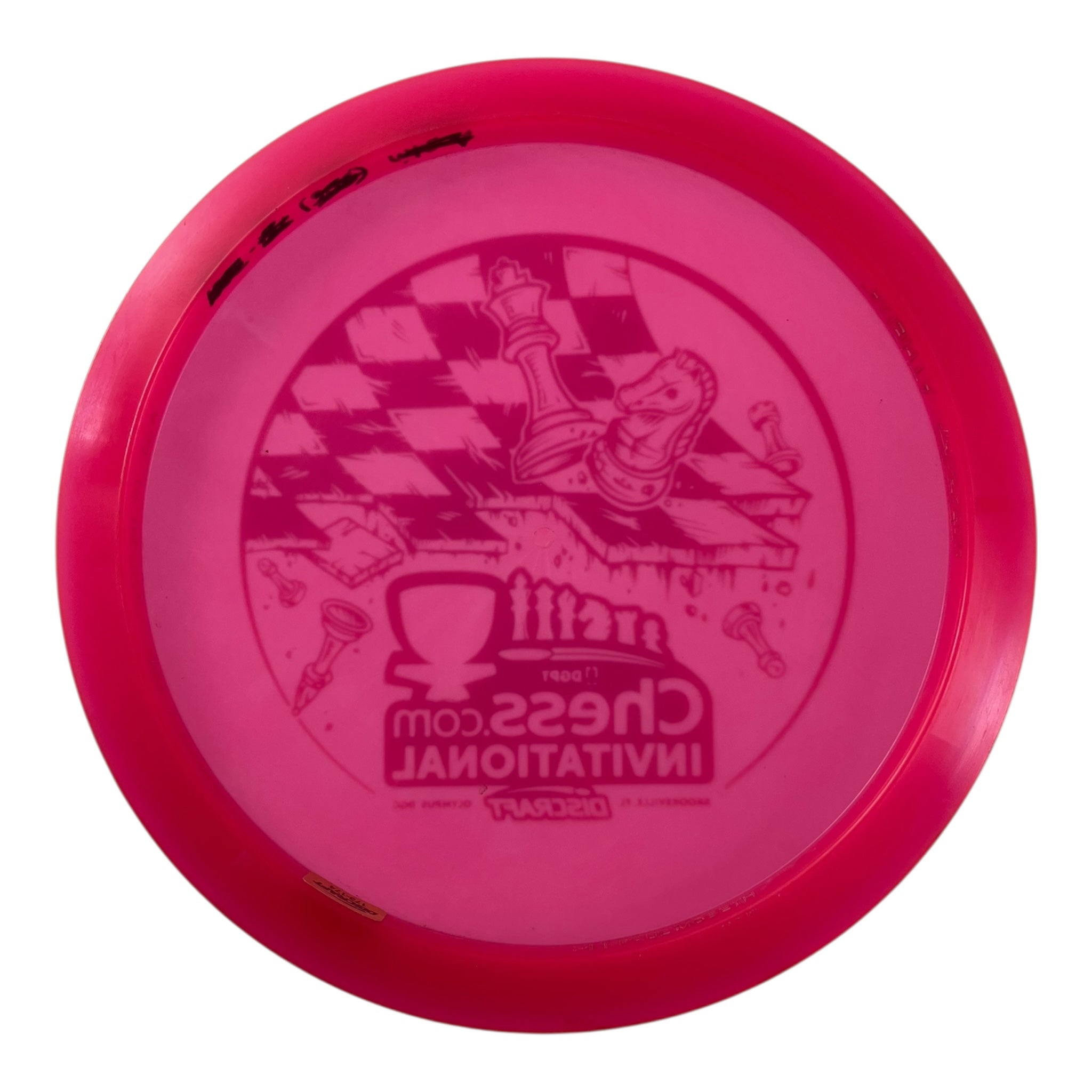 Discraft Athena - Used Good | Z Line Glo | Pink/Gold 173g (Chess.com Invitational) Disc Golf
