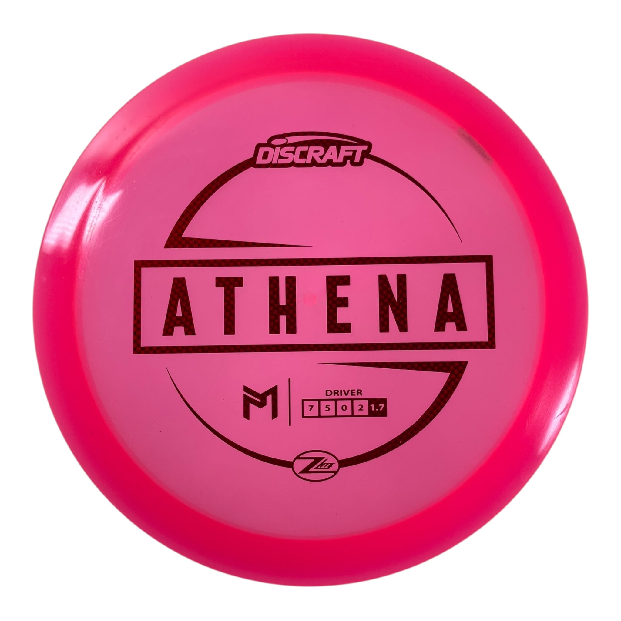 Discraft Athena - Used Like New | Z Lite | Pink/Red Checkers 157g (Paul McBeth) Disc Golf