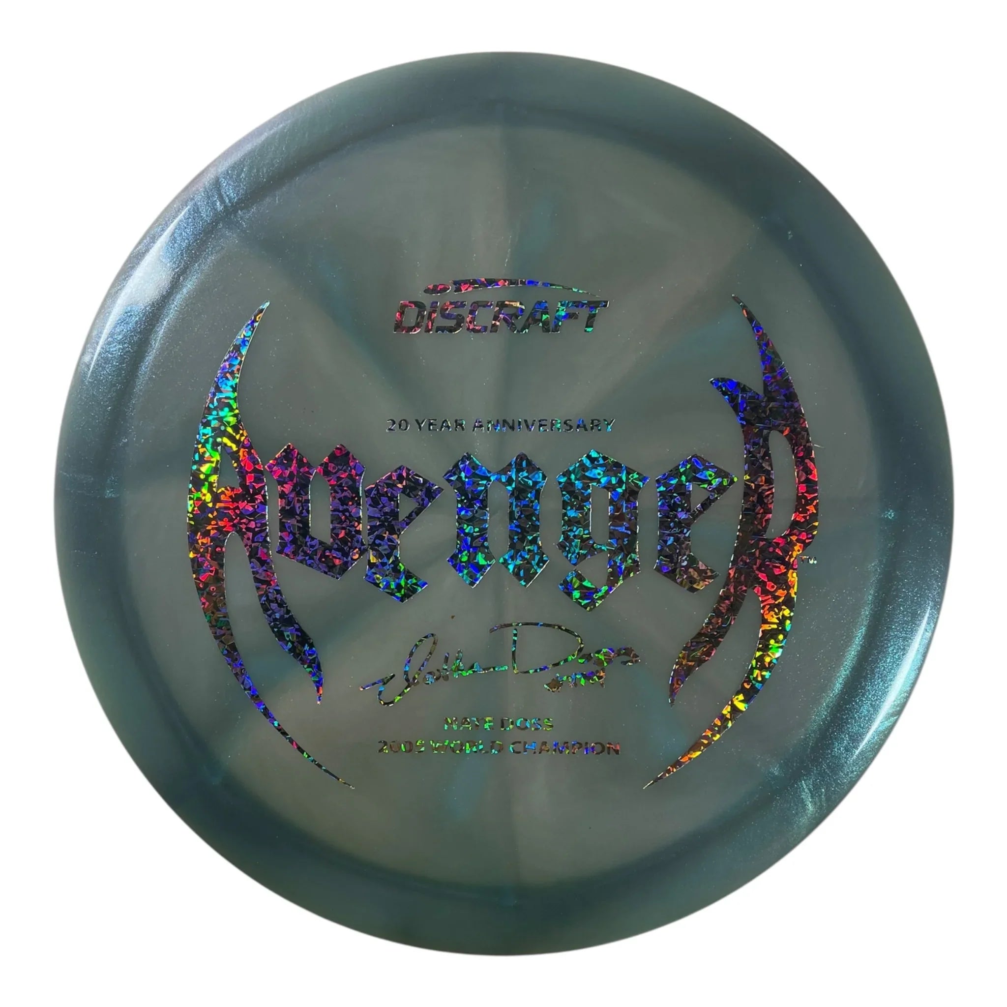 Discraft Avenger | Colorshift Z Swirl | Blue/Sparkle 174g (Nate Doss 20th Anniversary) Disc Golf
