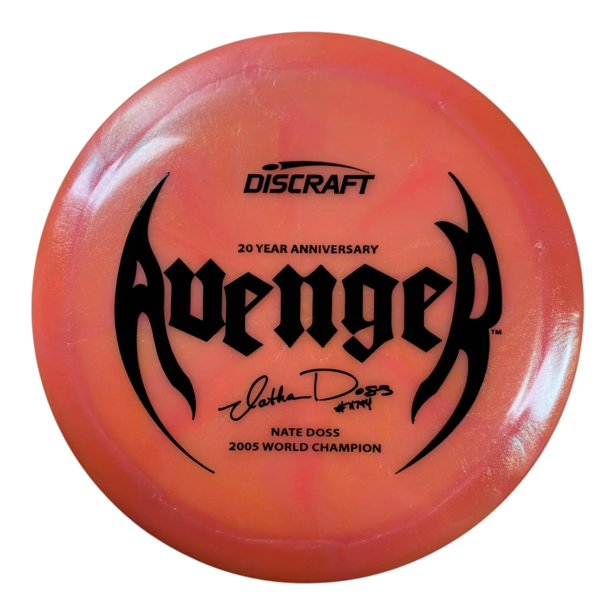 Discraft Avenger | Colorshift Z Swirl | Orange/Black 173g (Nate Doss 20th Anniversary) Disc Golf