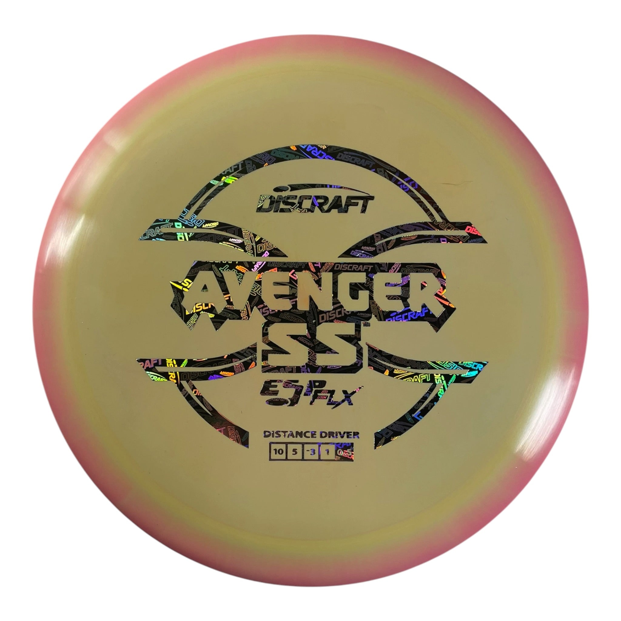 Discraft Avenger SS | ESP FLX | Yellow/Discraft Logo 174g Disc Golf