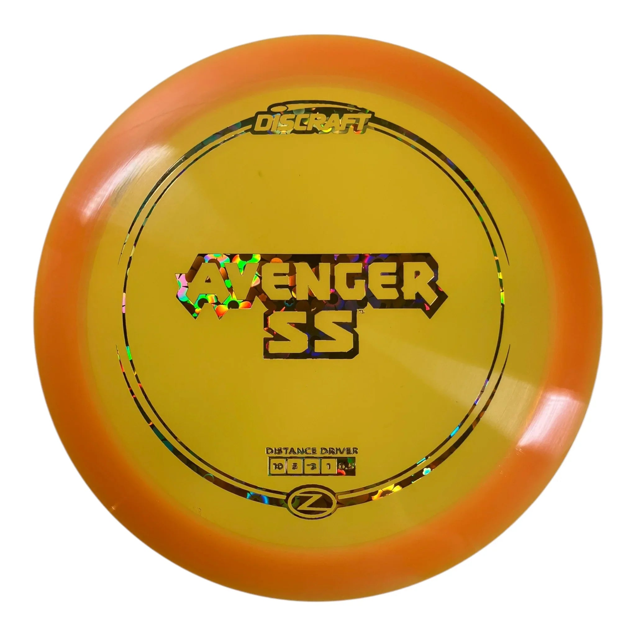 Discraft Avenger SS | Z Line | Orange/Flowers 174g Disc Golf