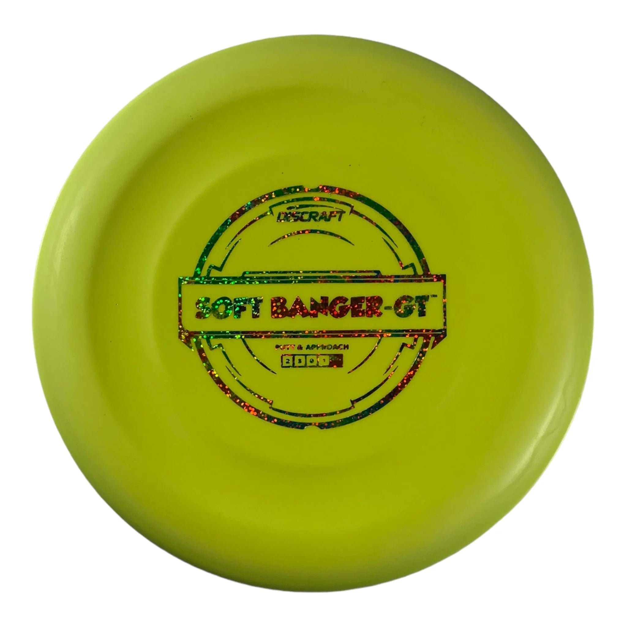 Discraft Banger - GT | Putter Line Soft | Yellow/Party Time 174g Disc Golf