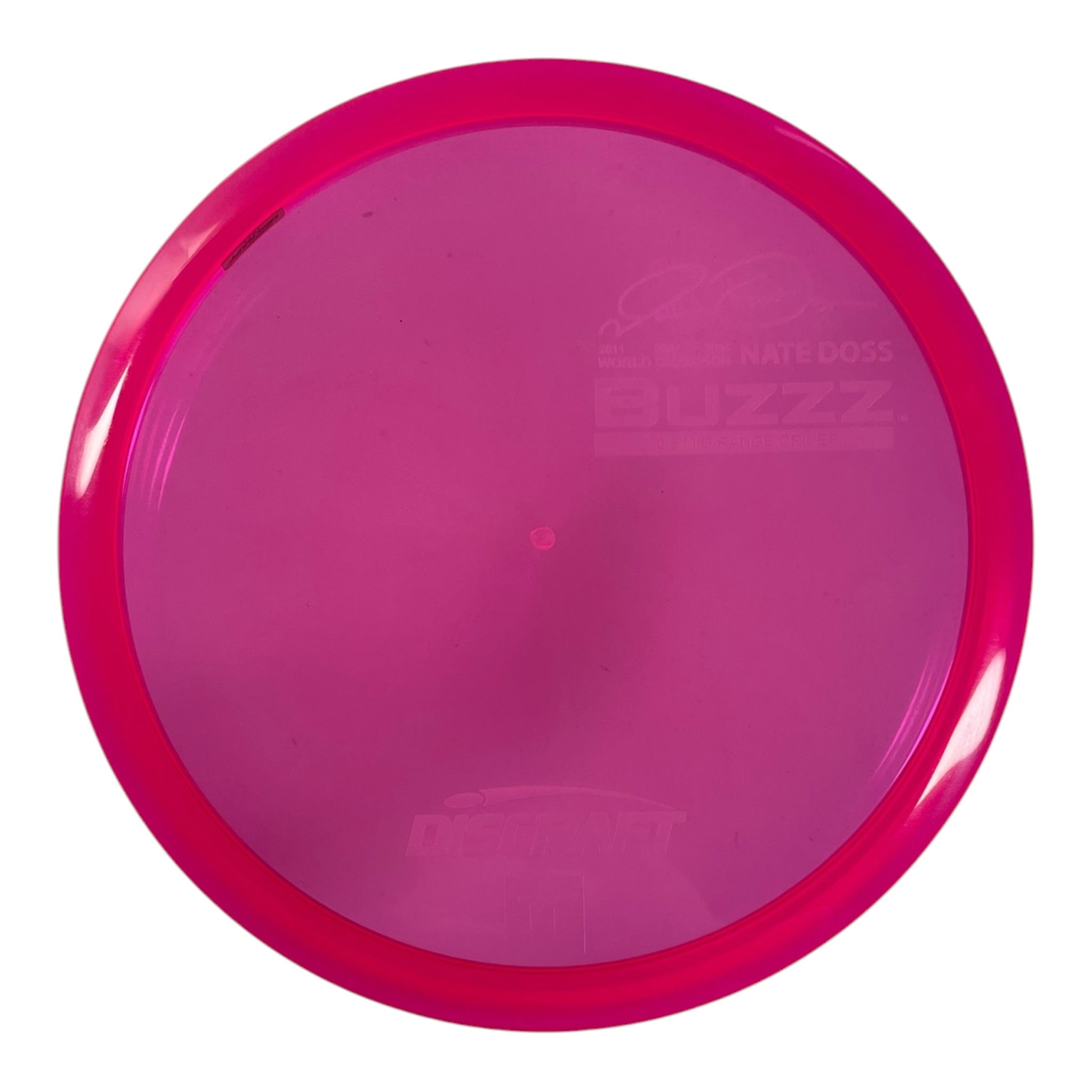 Discraft Buzzz | CryZtal | Pink/Ghost 177g (Nate Doss Reissue) Disc Golf