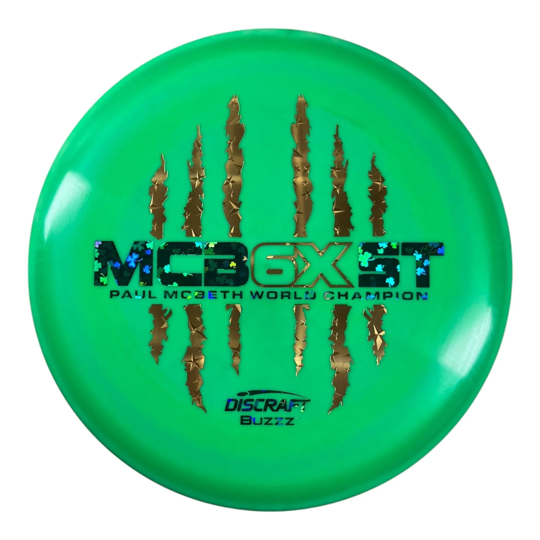 Discraft Buzzz | ESP | Green/Gold 177g (Paul McBeth 6X) Disc Golf