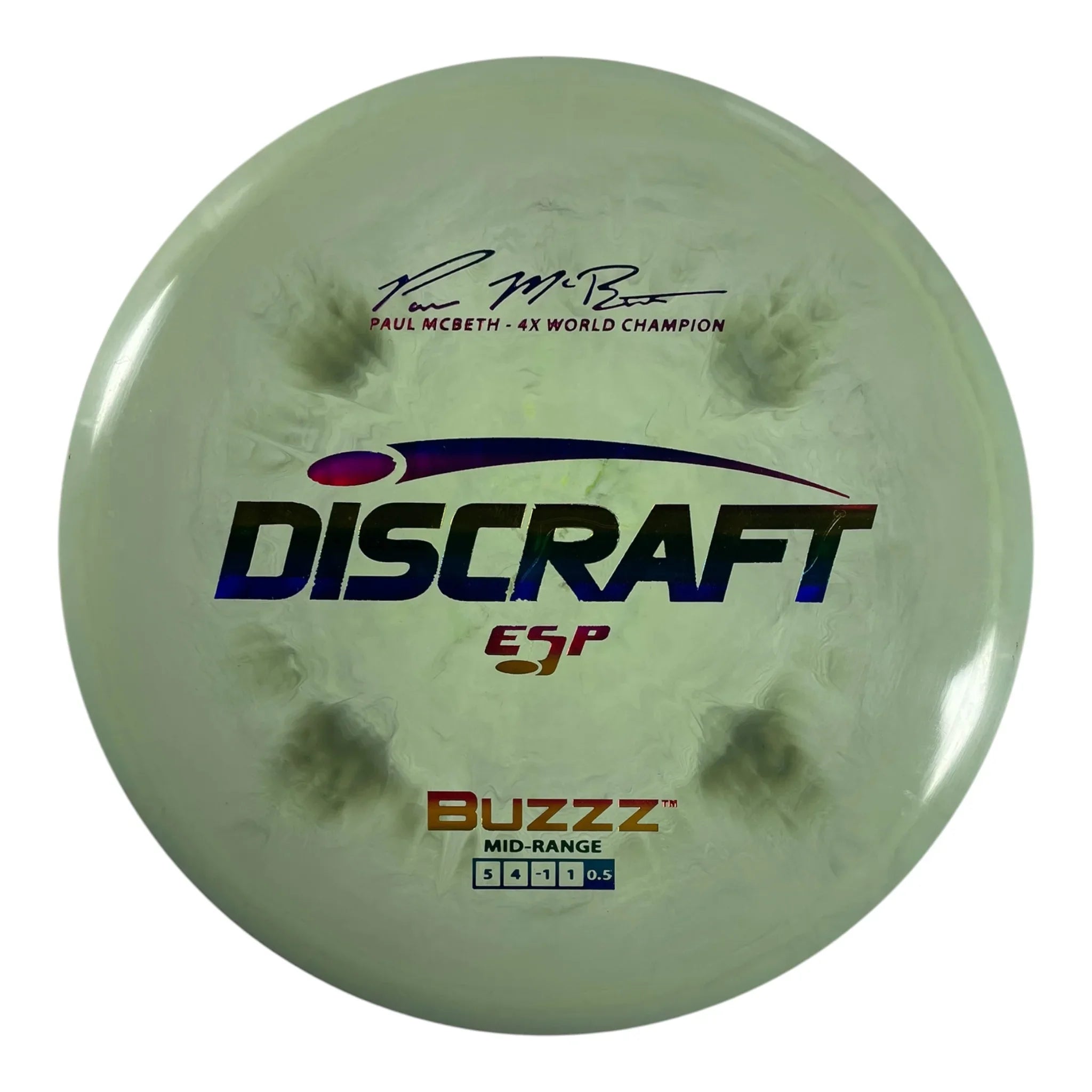 Discraft Buzzz | ESP | Green/Rainbow 177g (4x Paul McBeth) Disc Golf