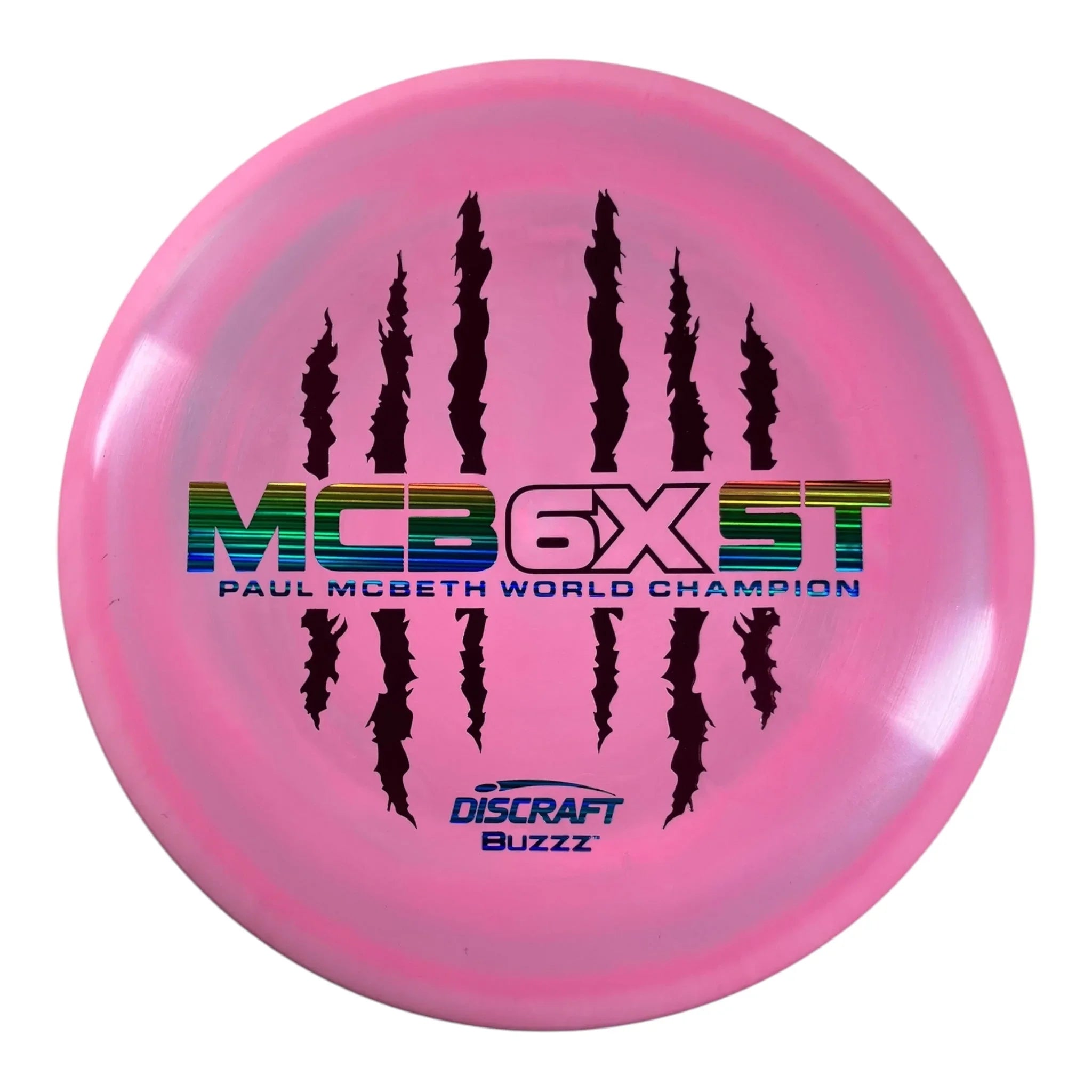 Discraft Buzzz | ESP | Pink/Rainbow 177g (Paul McBeth 6X) Disc Golf