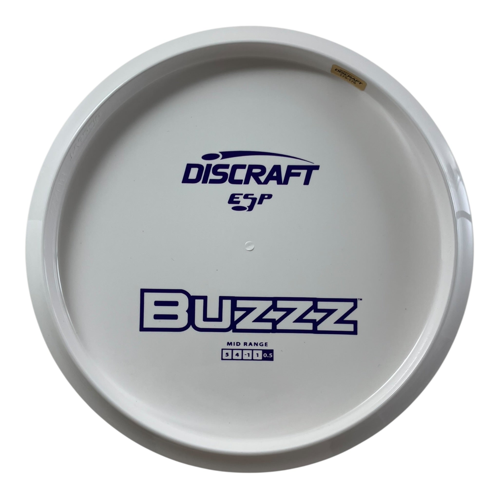 Discraft Buzzz | ESP | White/Purple 174g (Bottom Stamp) Disc Golf