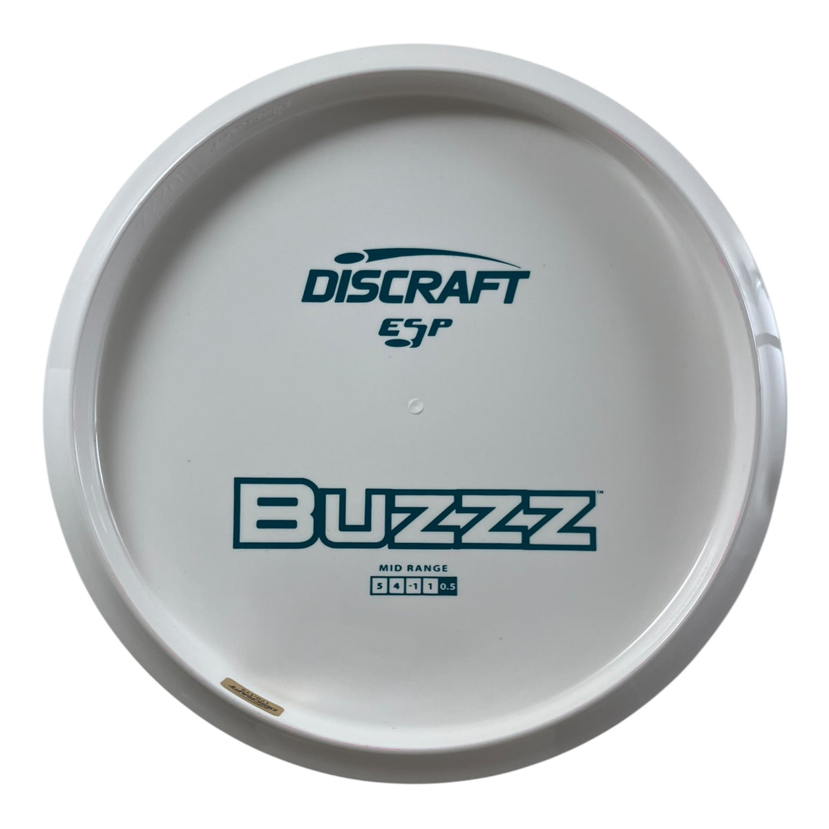Discraft Buzzz | ESP | White/Teal 171g (Bottom Stamp) Disc Golf