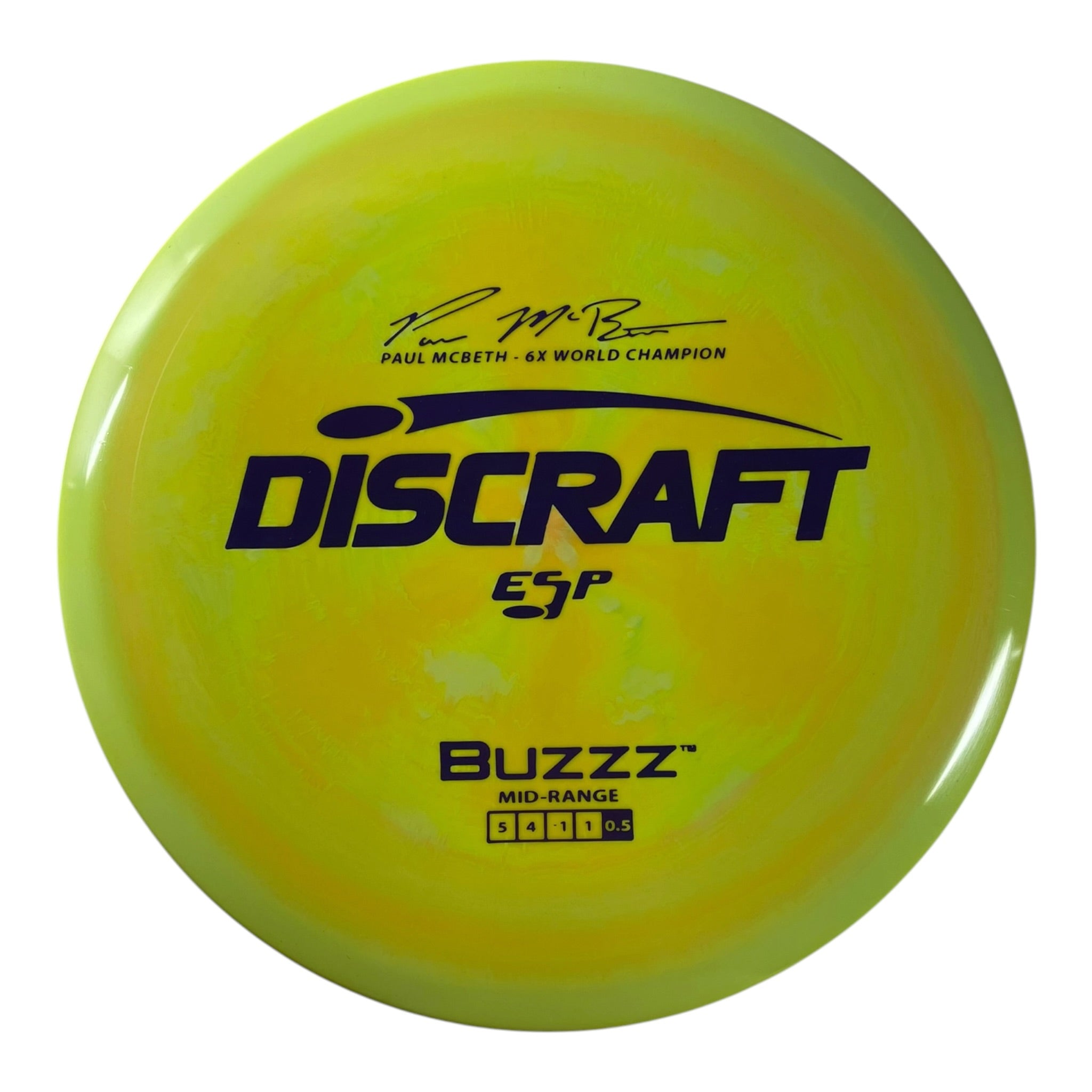 Discraft Buzzz | ESP | Yellow/Purple 180g (Paul McBeth) Disc Golf