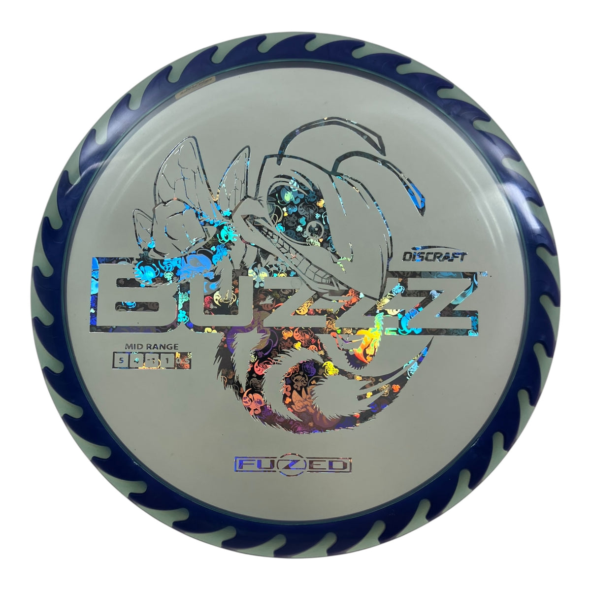 Discraft Buzzz | Fuzed Line | Blue/Buzzz 172g (Buzzzsaw) Disc Golf