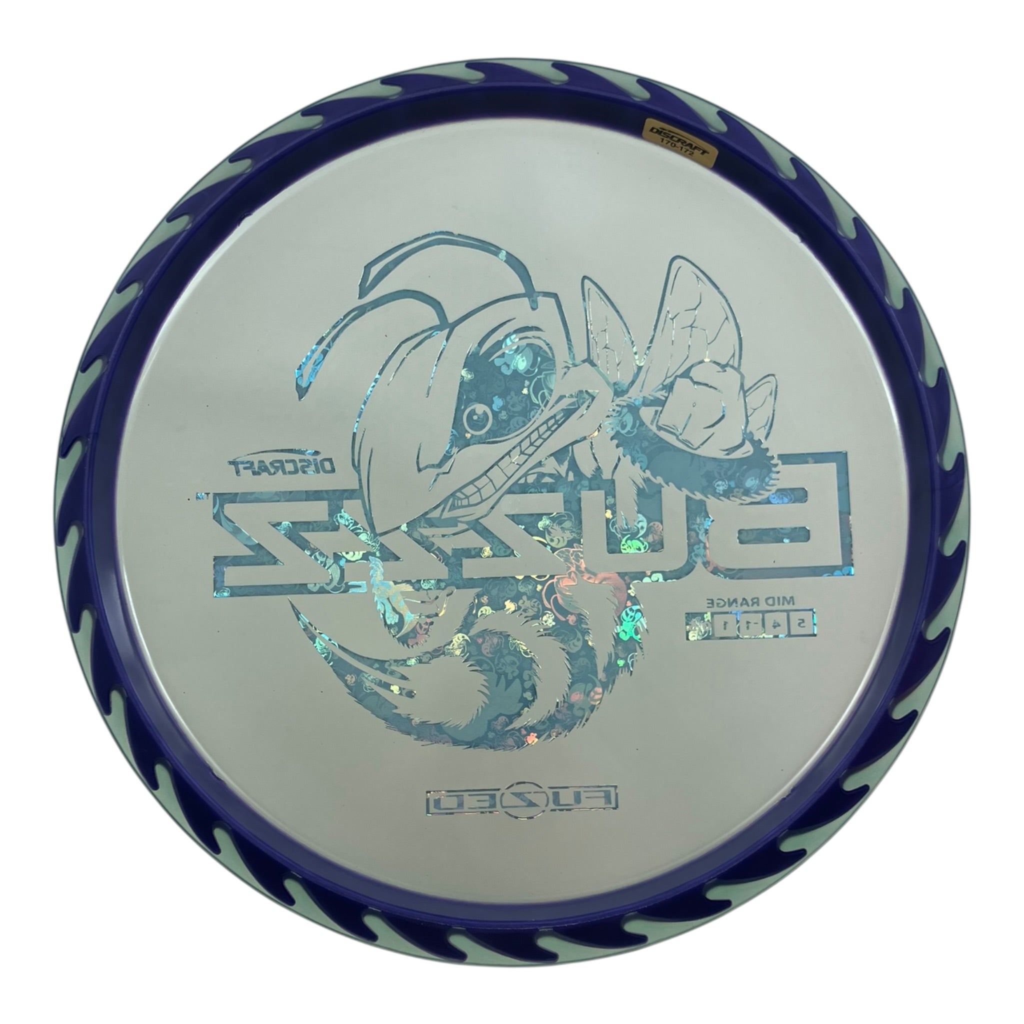 Discraft Buzzz | Fuzed Line | Blue/Buzzz 172g (Buzzzsaw) Disc Golf