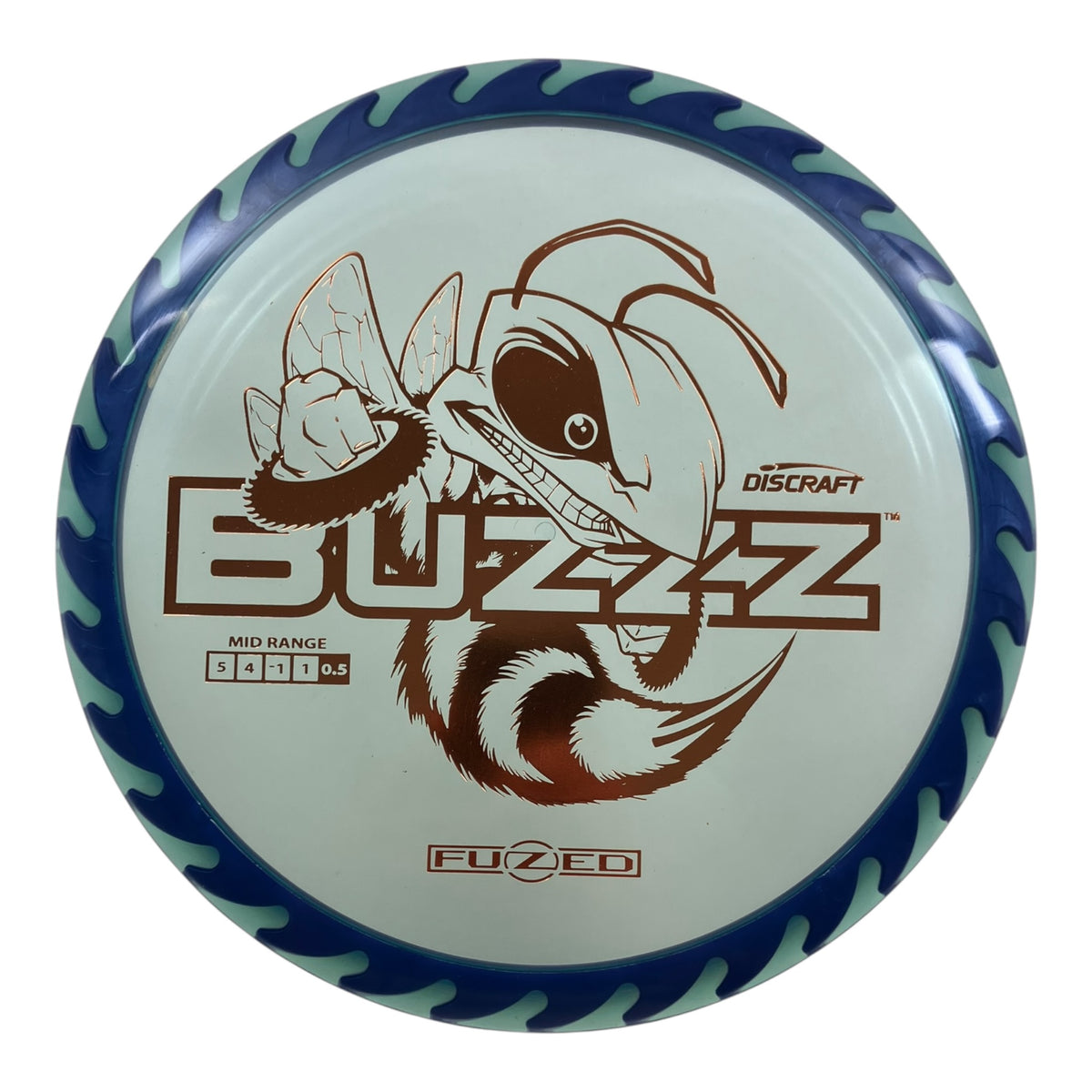 Discraft Buzzz | Fuzed Line | Blue/Gold 170g (Buzzzsaw) Disc Golf