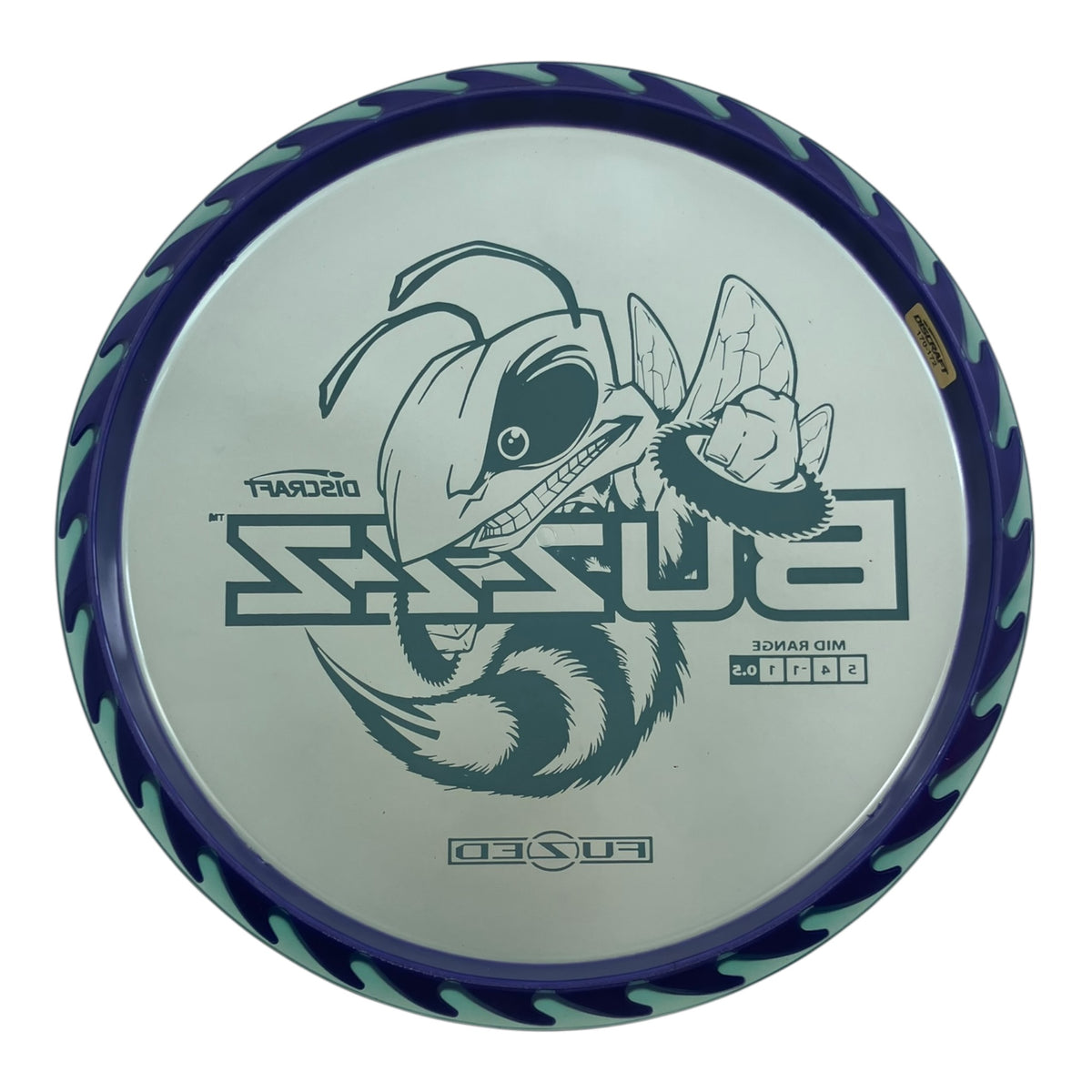 Discraft Buzzz | Fuzed Line | Blue/Gold 170g (Buzzzsaw) Disc Golf