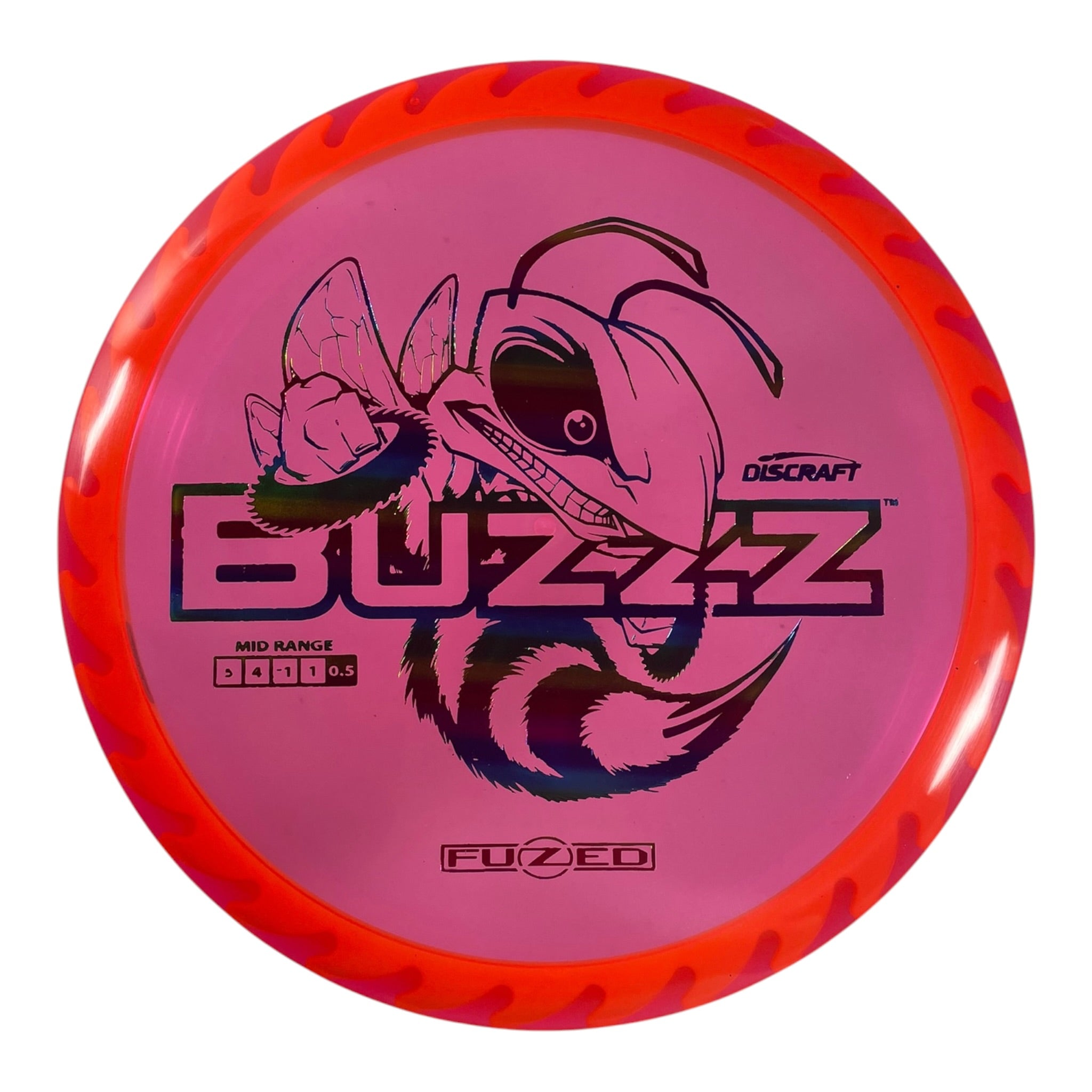 Discraft Buzzz | Fuzed Line | Orange/Rainbow 174g (Buzzzsaw) Disc Golf