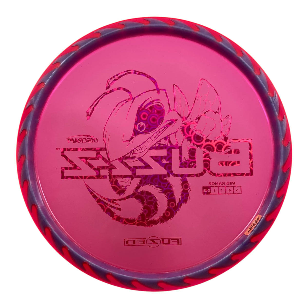 Discraft Buzzz | Fuzed Line | Pink/Oil Slick 173g (Buzzzsaw) Disc Golf