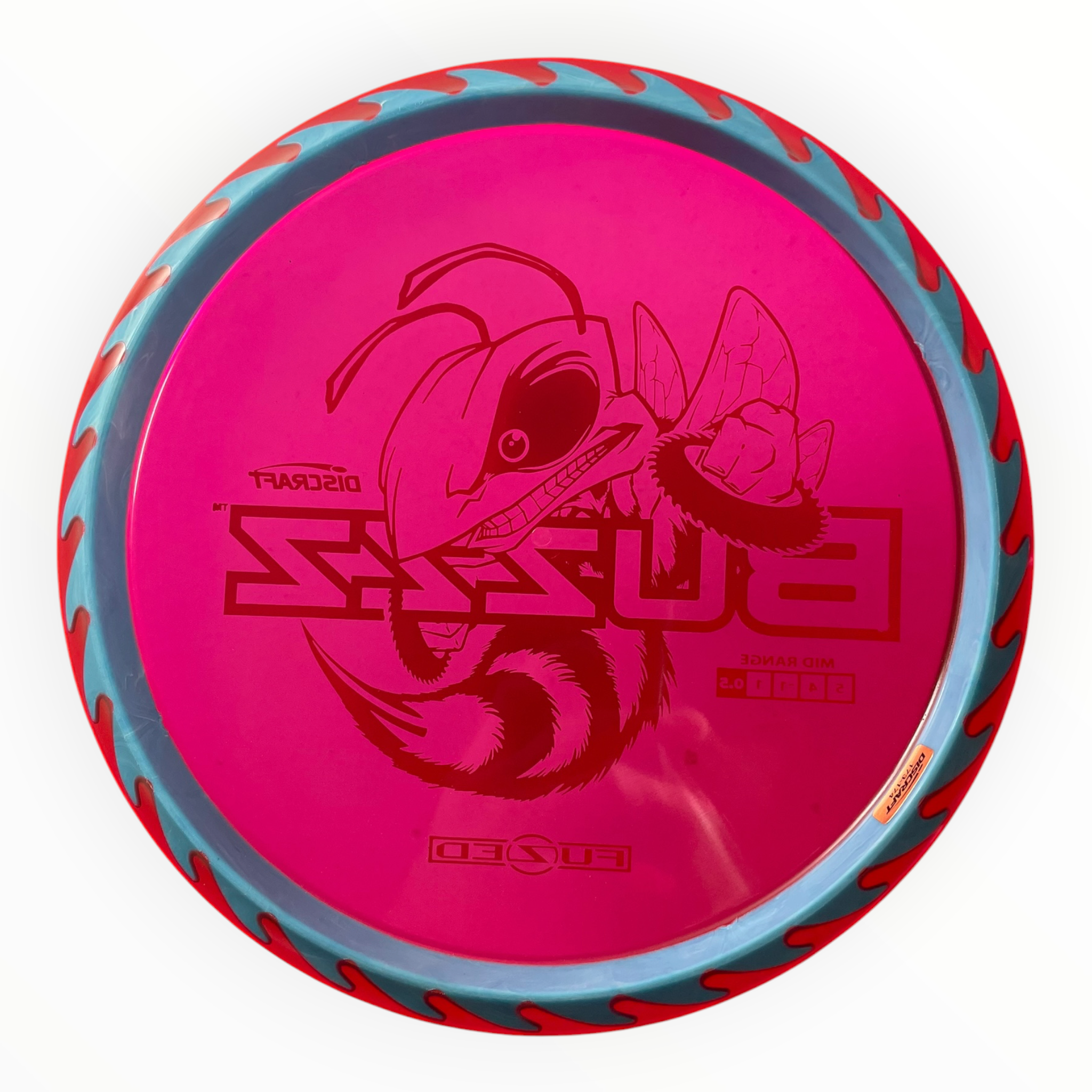Discraft Buzzz | Fuzed Line | Pink/Gold 174-175g (Buzzzsaw) Disc Golf