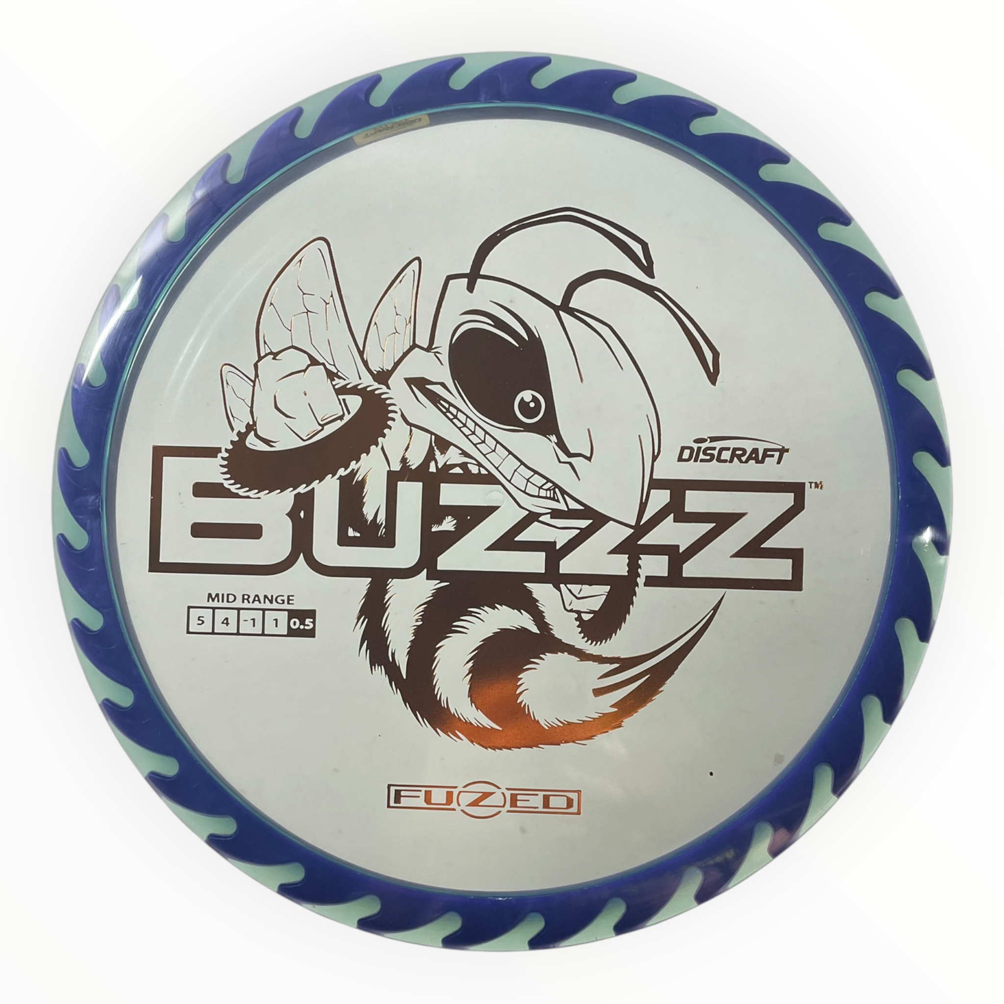 Discraft Buzzz | Fuzed Line | Purple/Gold 172-173g (Buzzzsaw) Disc Golf