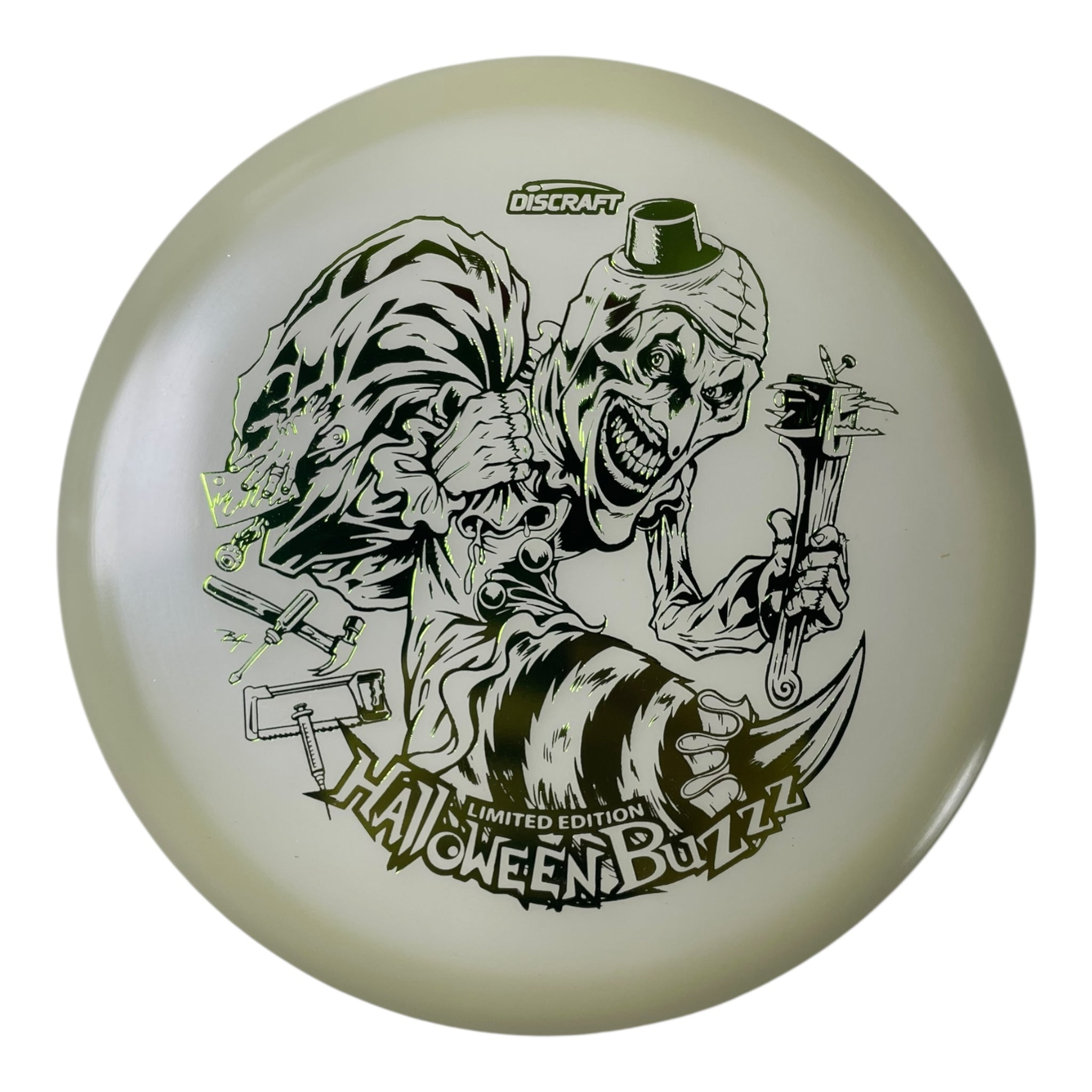 Discraft Buzzz | Mega-Glo | Halloween/Green 2025 178g Disc Golf