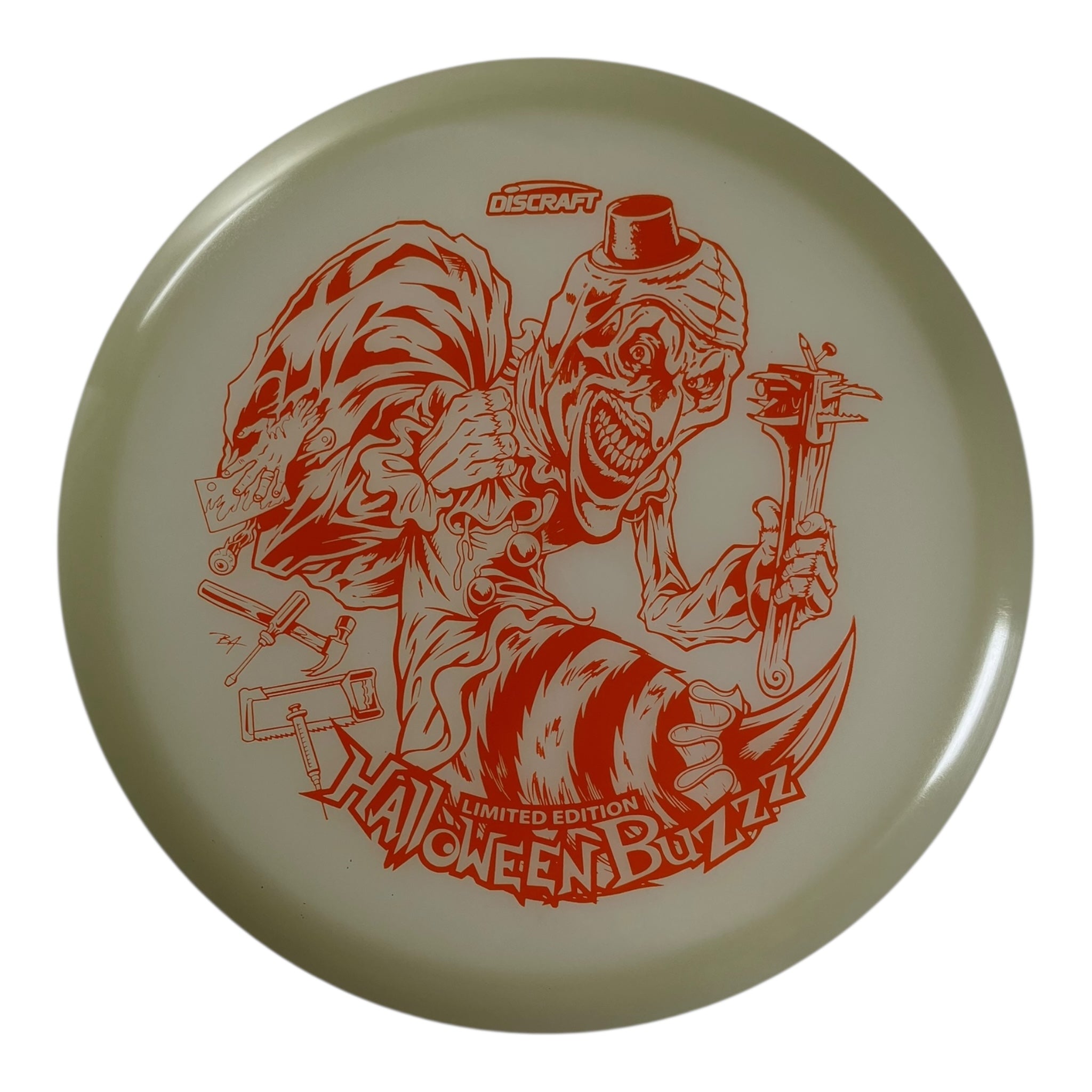 Discraft Buzzz | Mega-Glo | Halloween/Orange 2025 178g Disc Golf