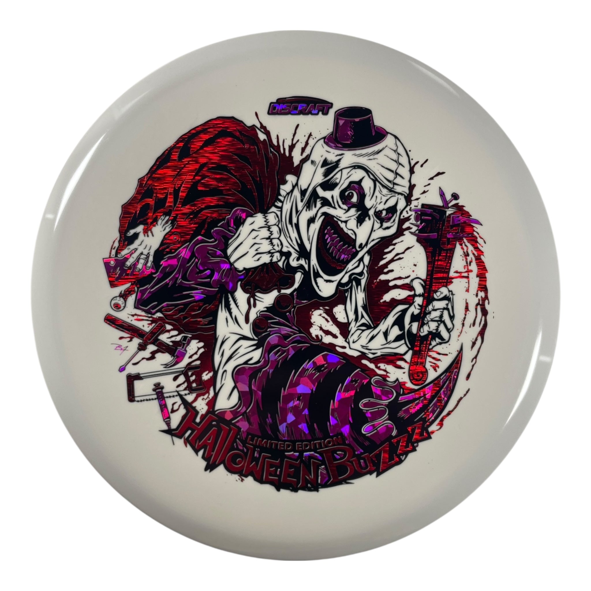Discraft Buzzz | Tri-Foil Glo | Halloween/Pink 2025 180g Disc Golf