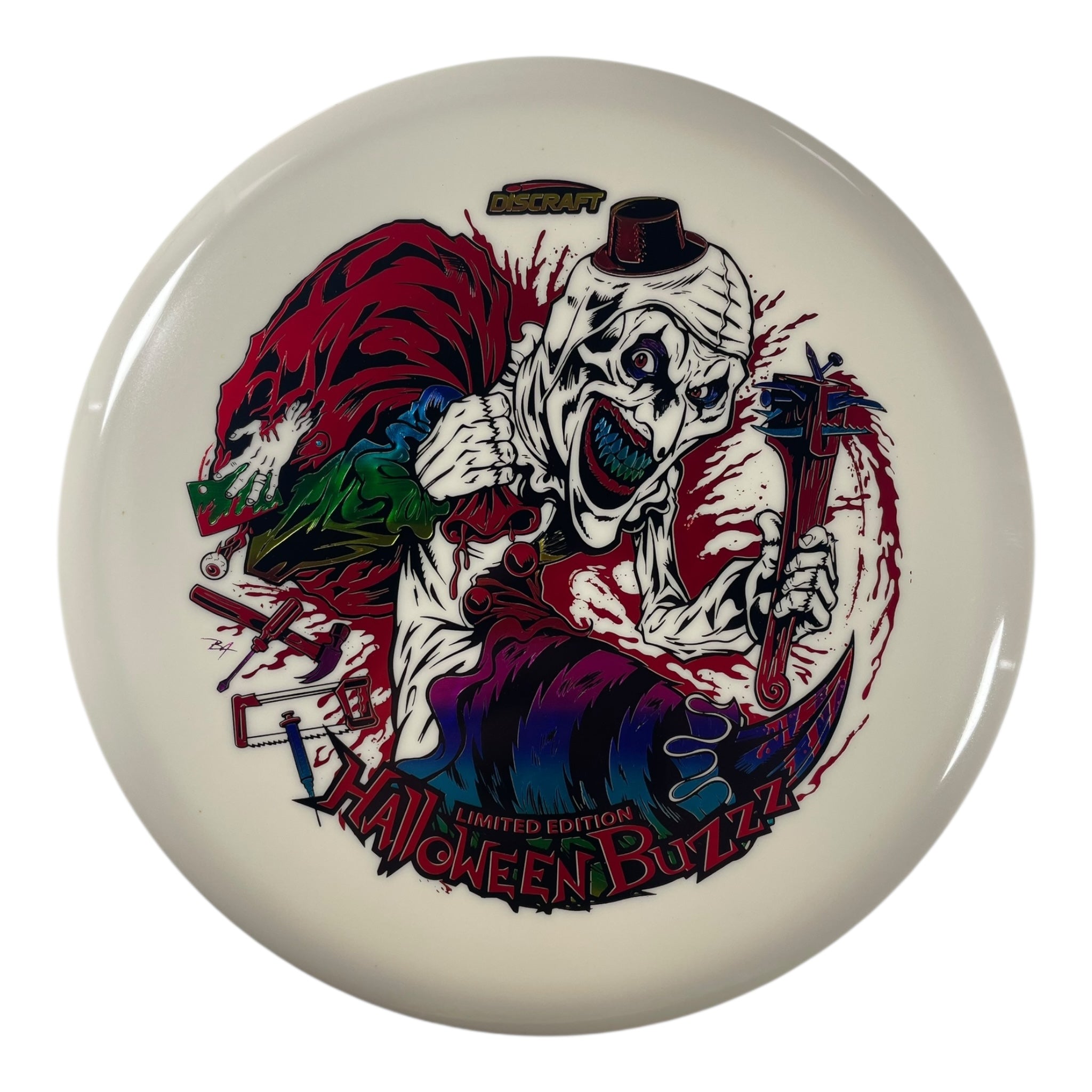 Discraft Buzzz | Tri-Foil Glo | Halloween/Rainbow 2025 178g Disc Golf