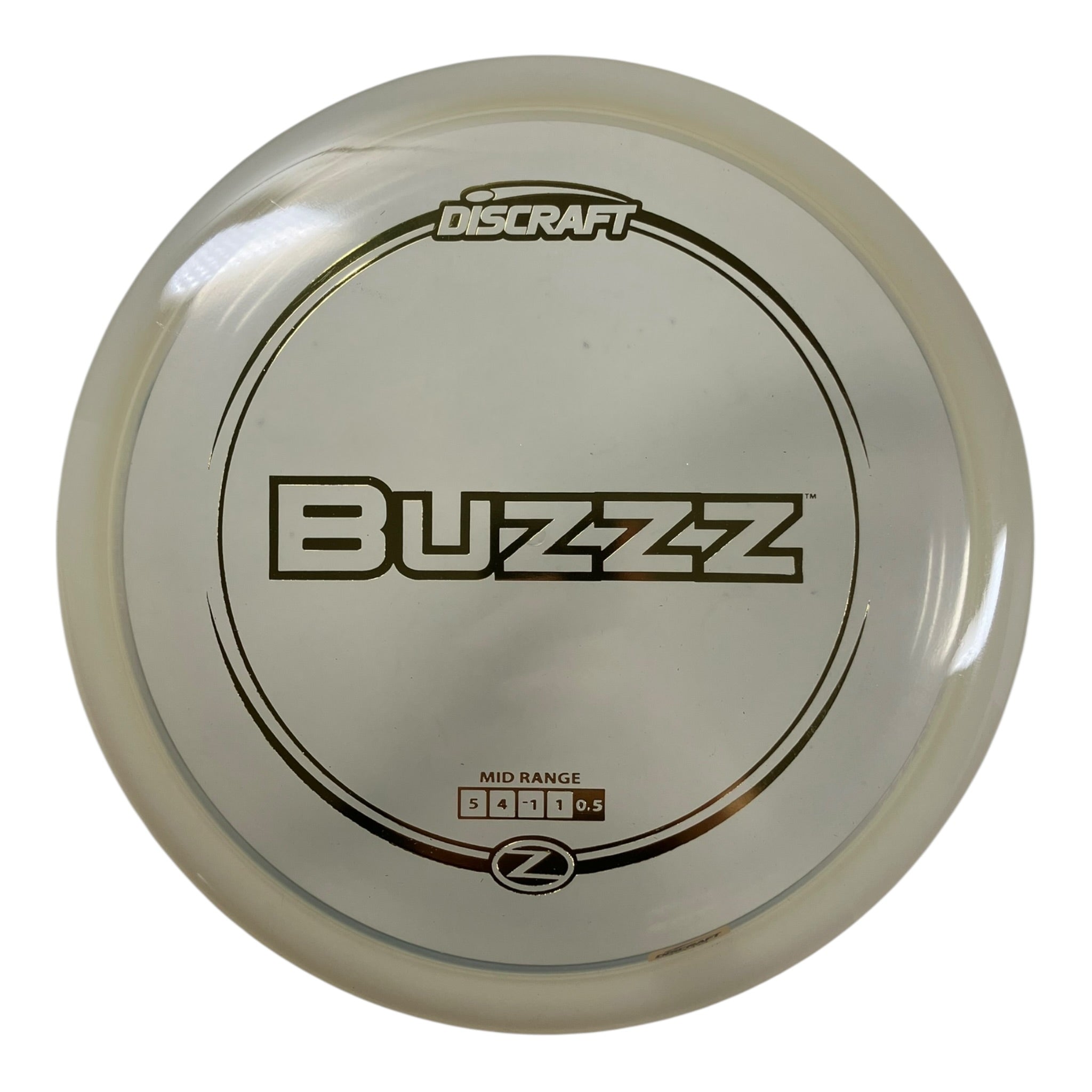 Discraft Buzzz | Z Line | Clear/Gold 173g Disc Golf