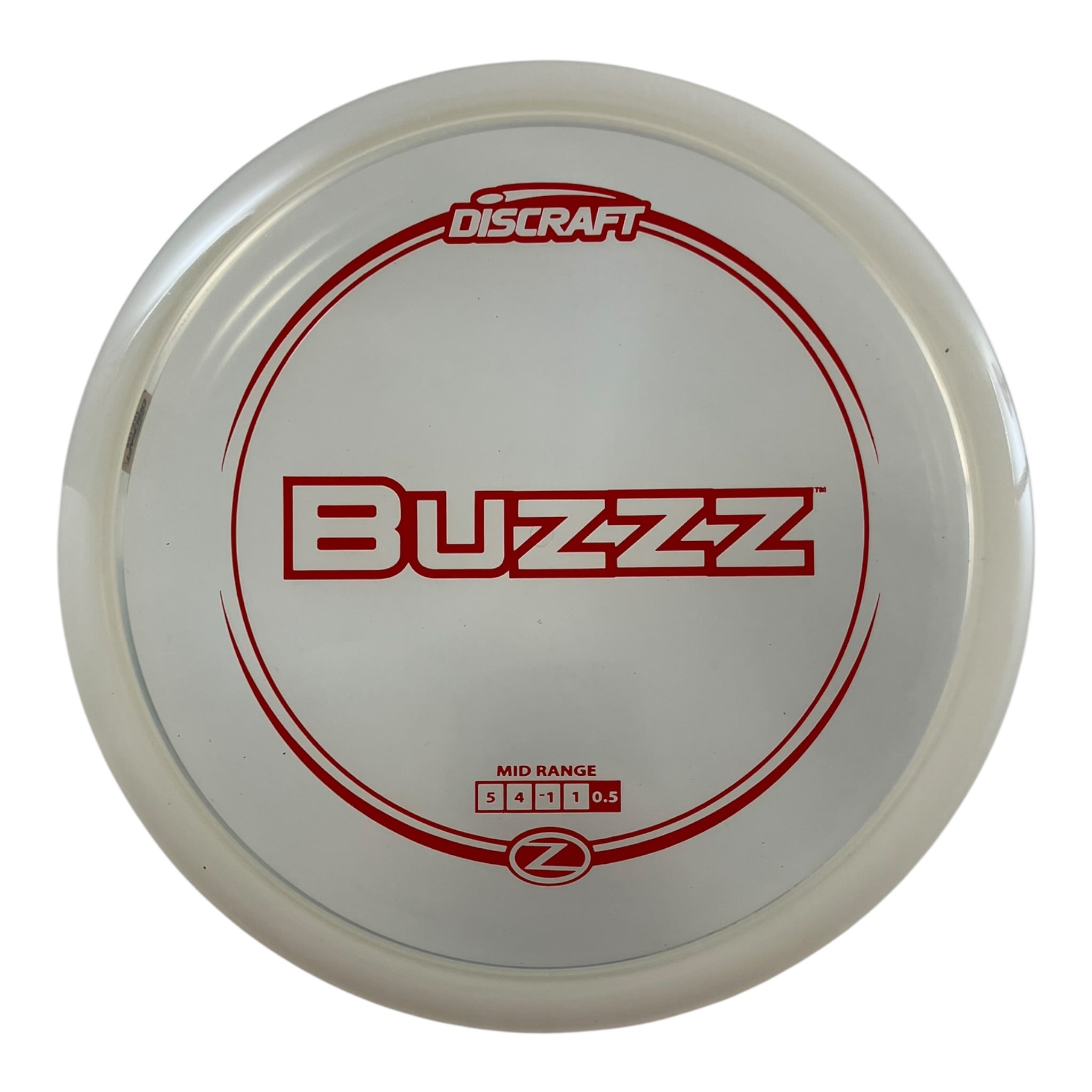 Discraft Buzzz | Z Line | Clear/Red 169g Disc Golf