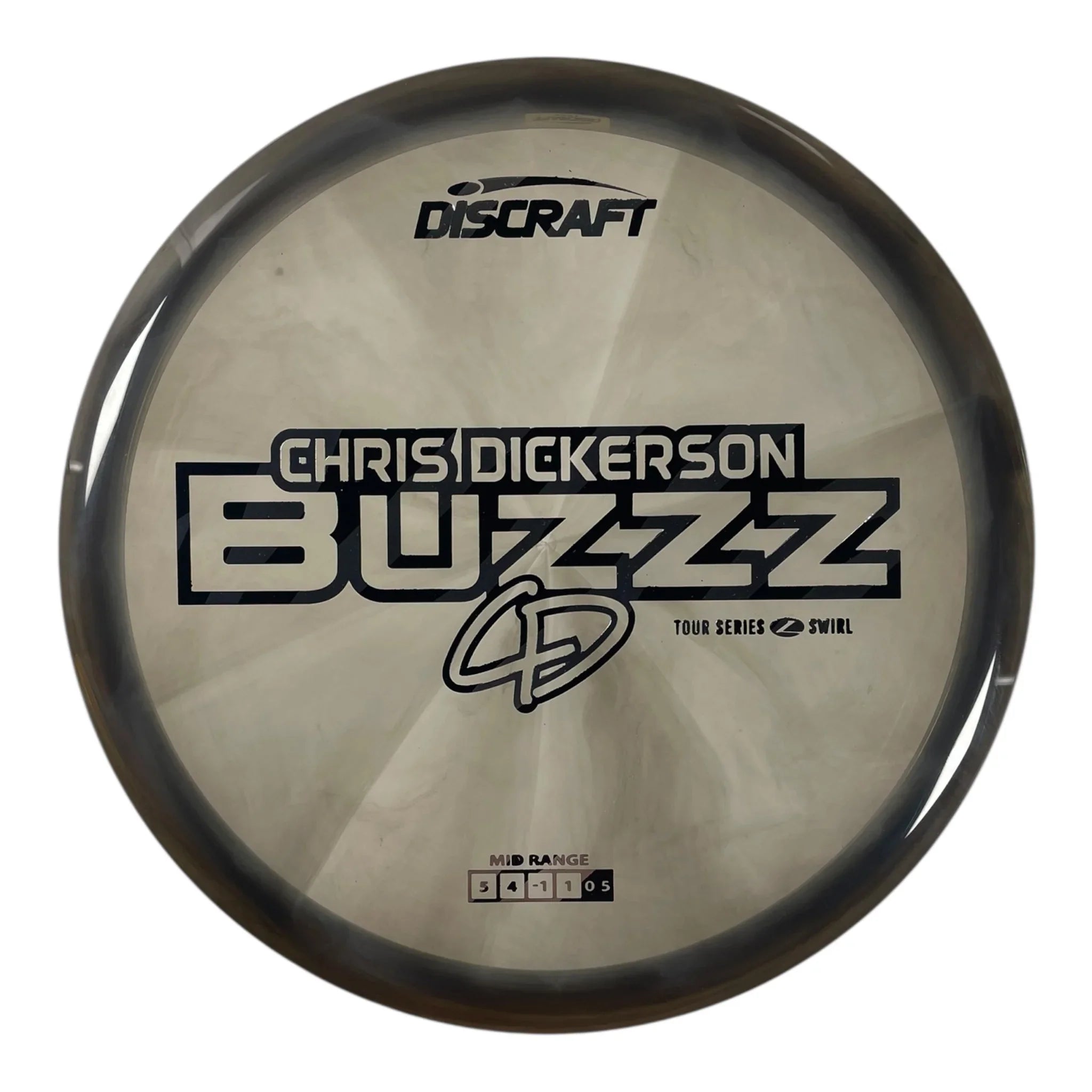 Discraft Buzzz | Z Swirl | Grey/Stripes 177g (Chris Dickerson 2025 Tour Series) Disc Golf