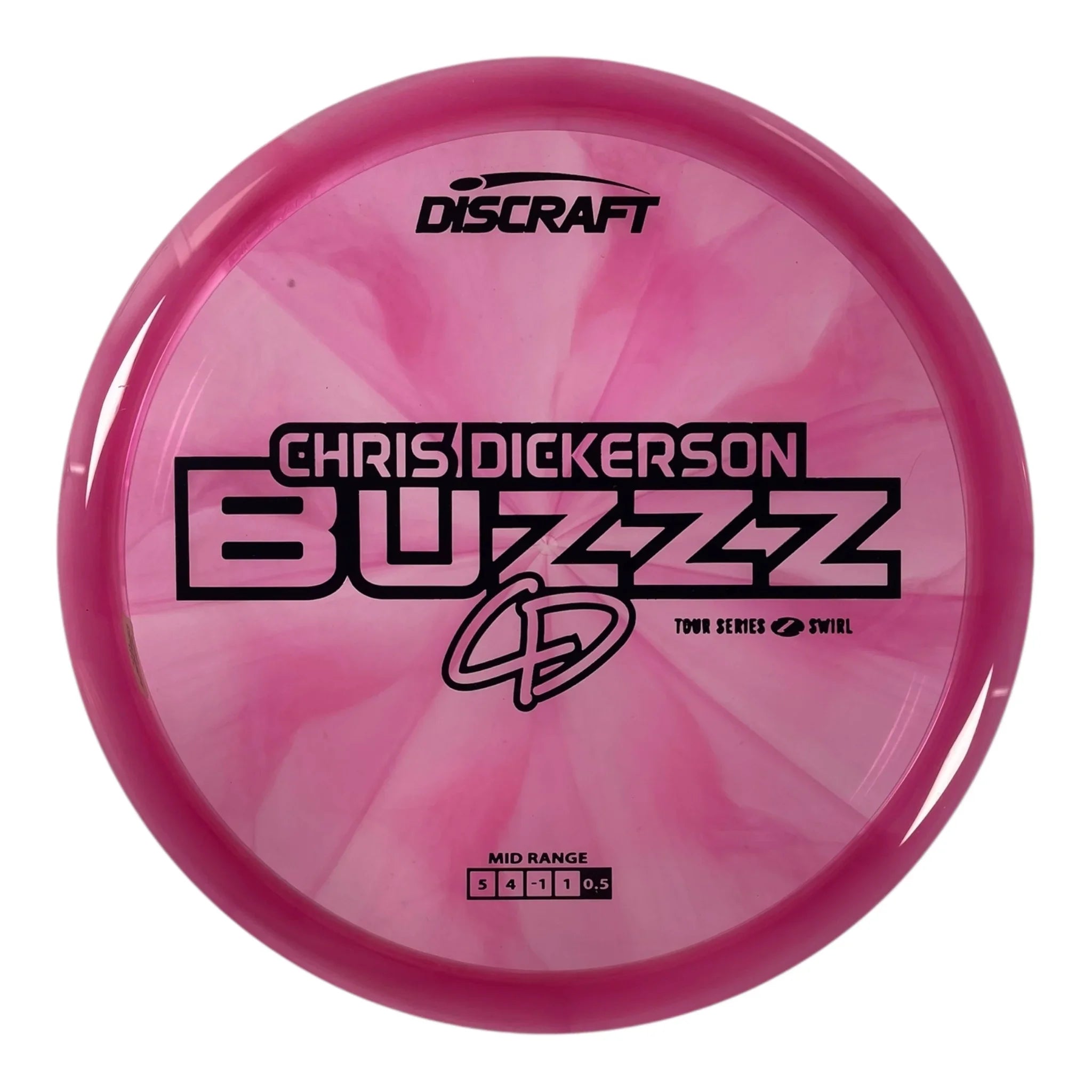 Discraft Buzzz | Z Swirl | Pink/Black 177g (Chris Dickerson 2025 Tour Series) Disc Golf