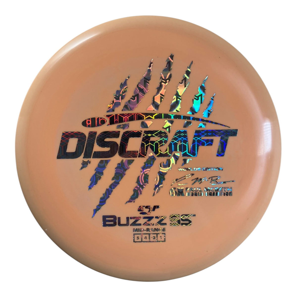 Discraft Buzzz SS | ESP | Tan/McBeth 172g (Paul McBeth 6x Claw) Disc Golf