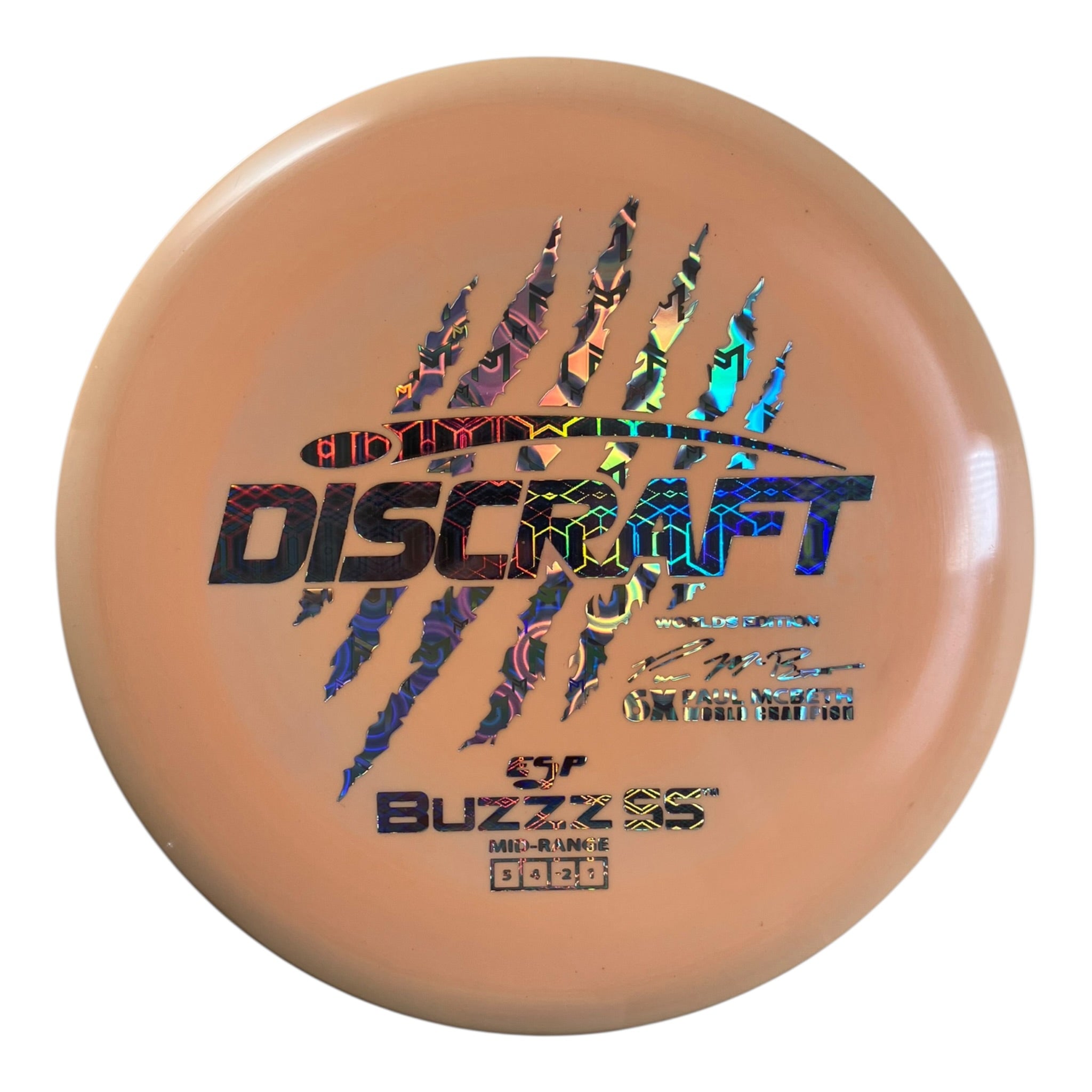 Discraft Buzzz SS | ESP | Tan/McBeth 172g (Paul McBeth 6x Claw) Disc Golf