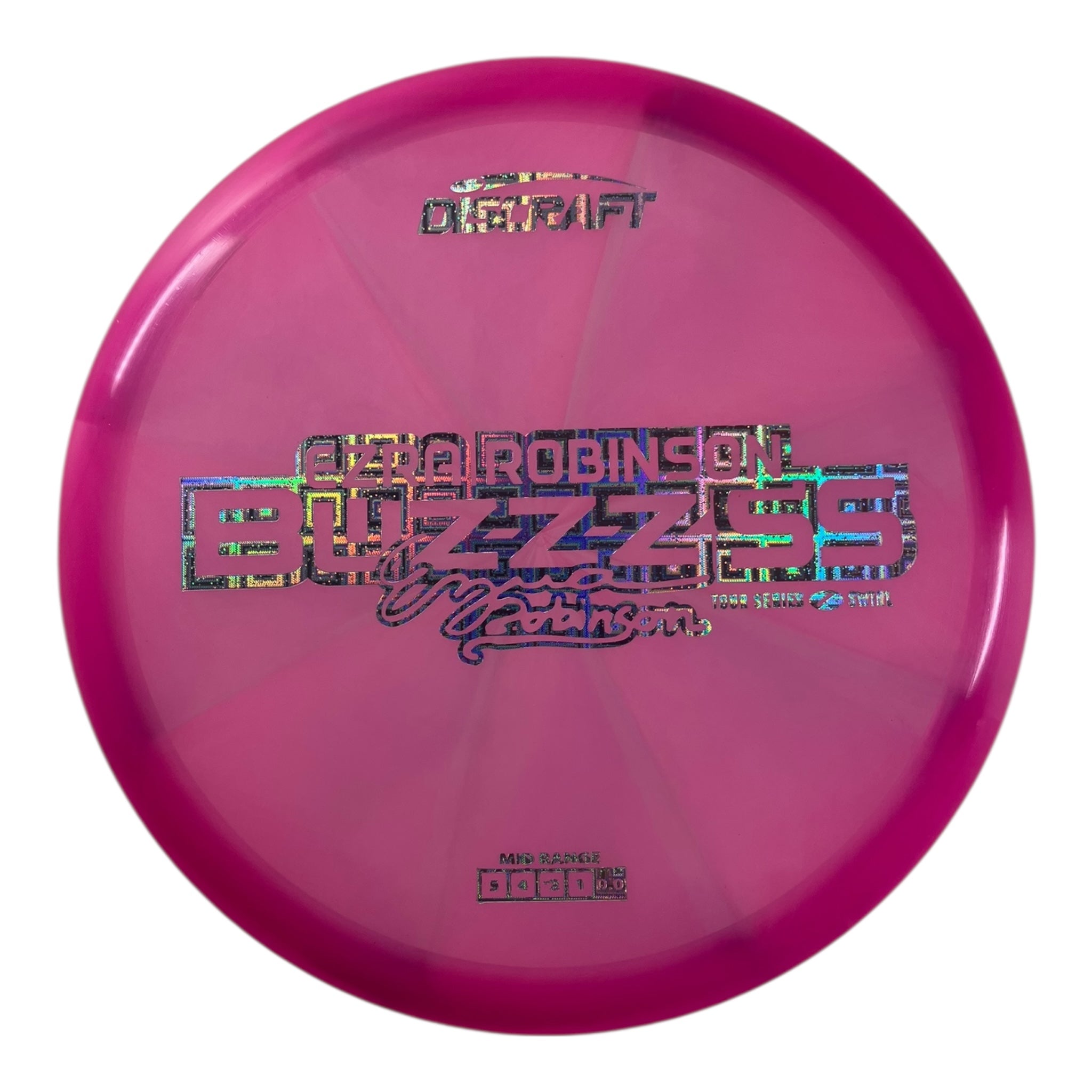 Discraft Buzzz SS | Z Swirl | Pink/Holo 180g (Ezra Robinson 2025 Tour Series) Disc Golf