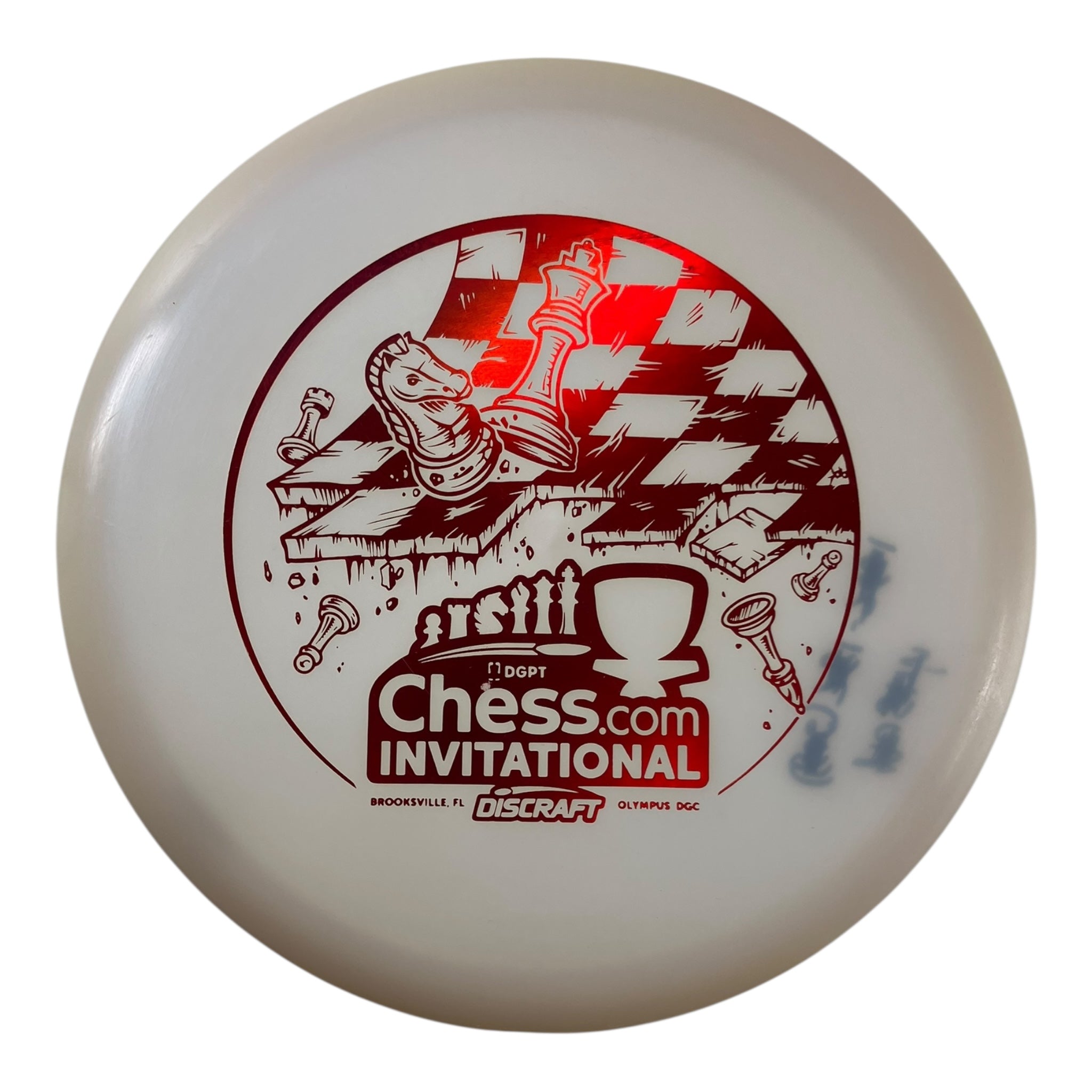 Discraft Buzzz - Used Good | Mega Glo | Glow/Red 177g (Chess.com Invitational) Disc Golf