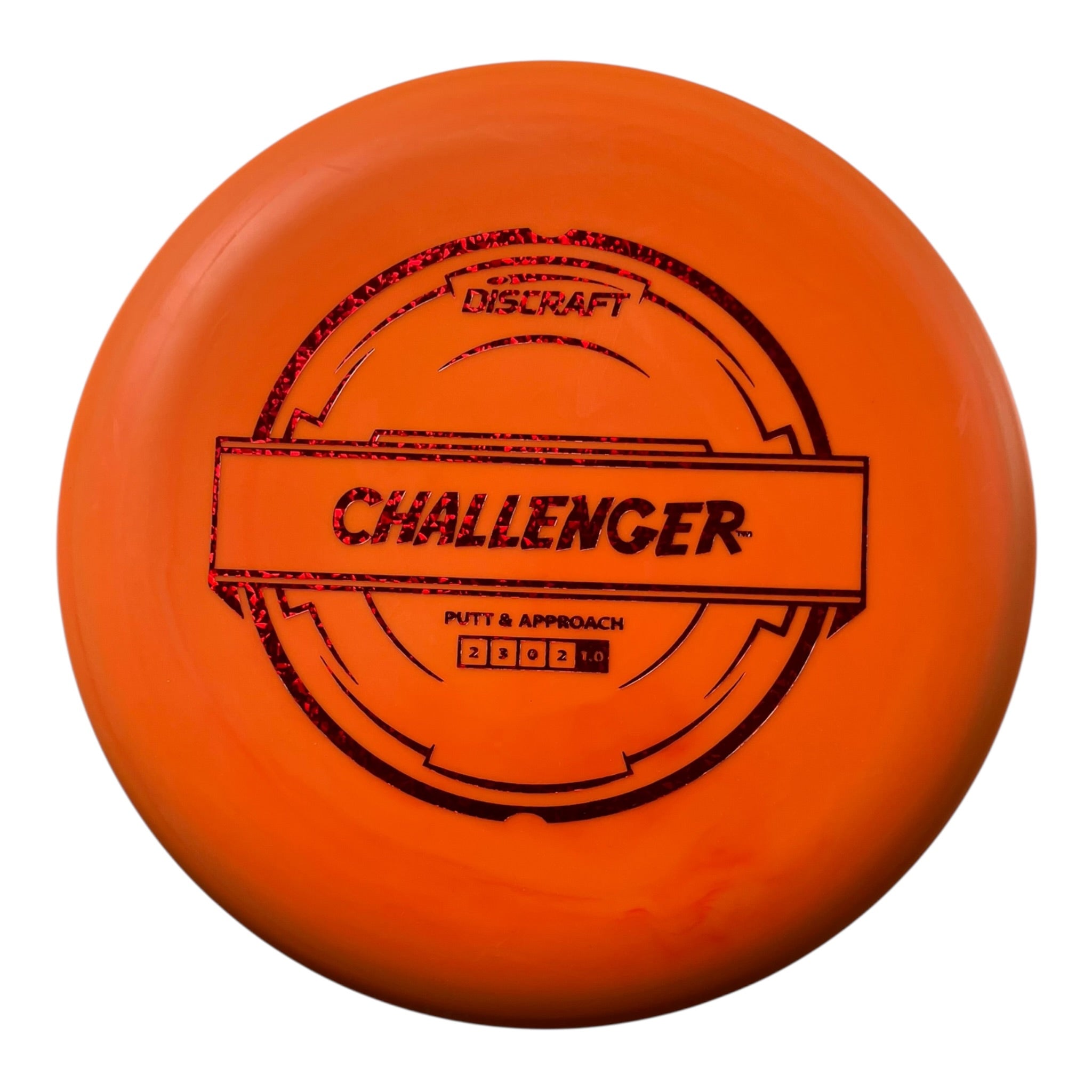 Discraft Challenger | Putter Line | Orange/Red 173g Disc Golf