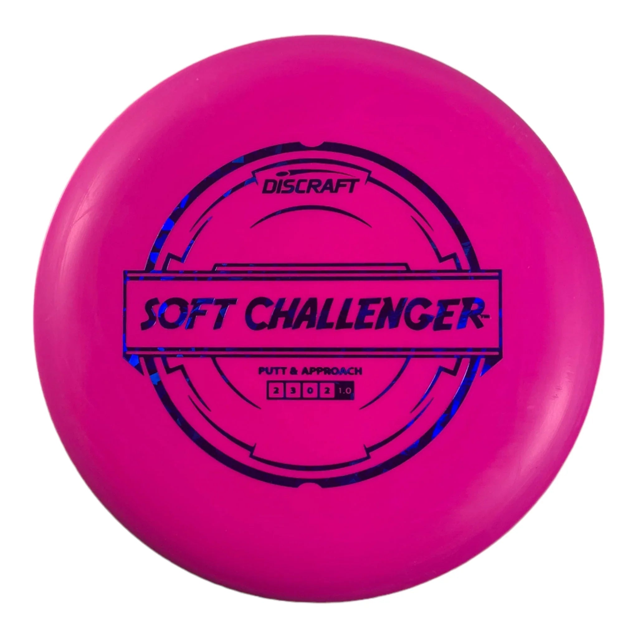 Discraft Challenger | Putter Line Soft | Pink/Blue 174g Disc Golf
