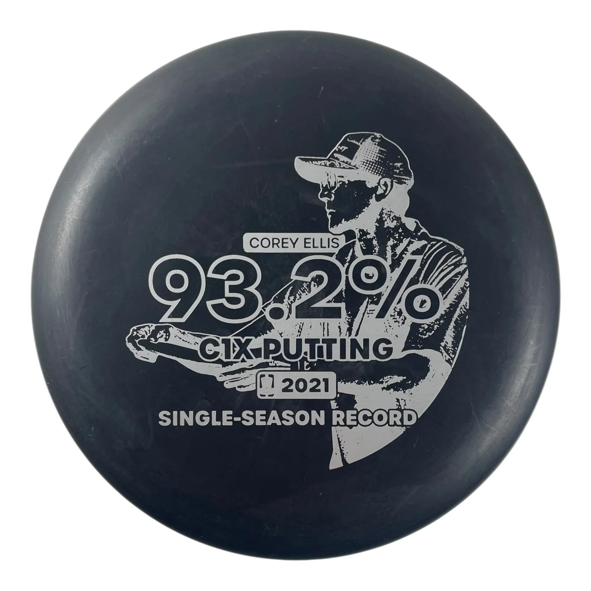 Discraft Challenger | Rubber Blend | Black/Silver 174g (2021 Corey Ellis Putting Record) Disc Golf