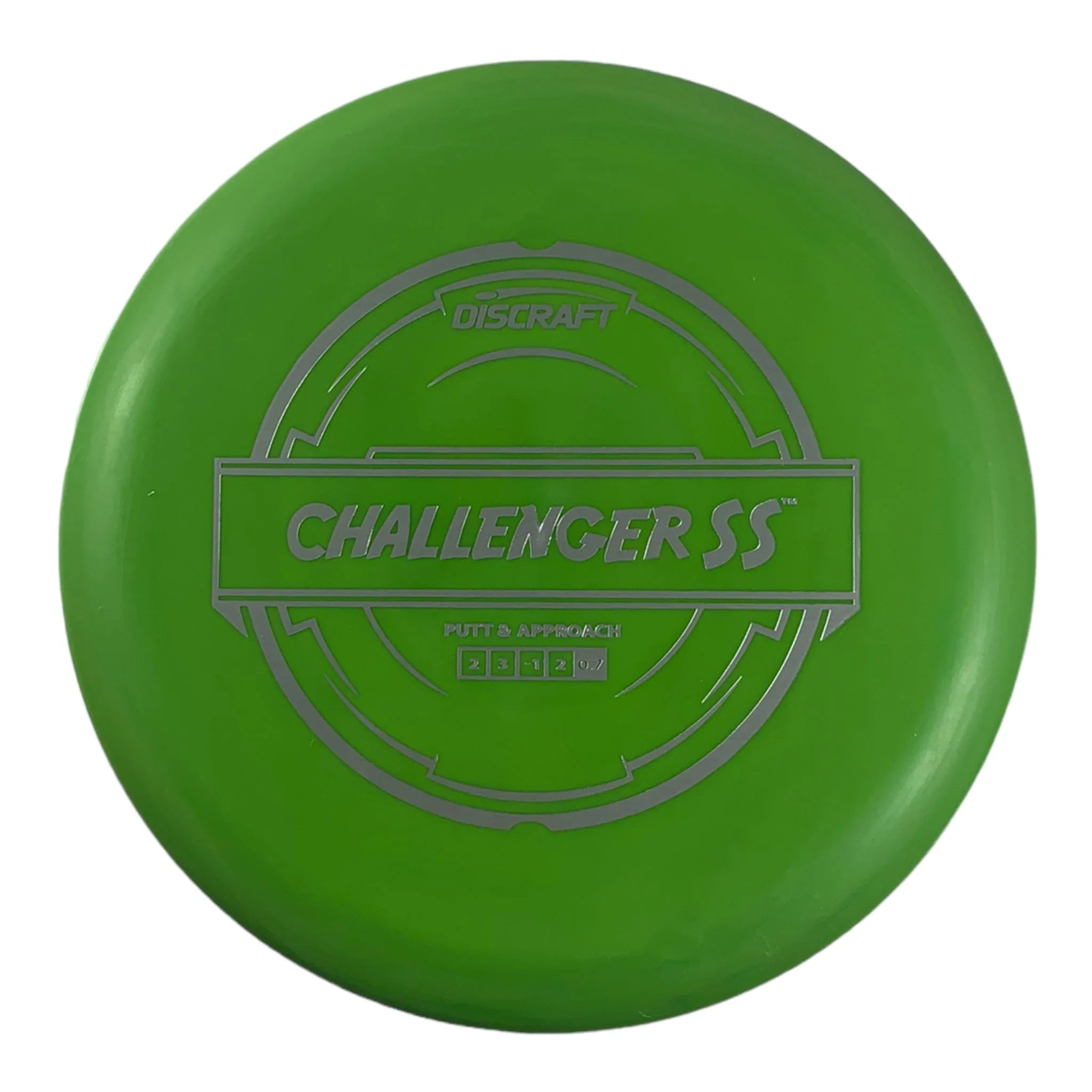 Discraft Challenger SS | Putter Line | Green/Silver 172g Disc Golf