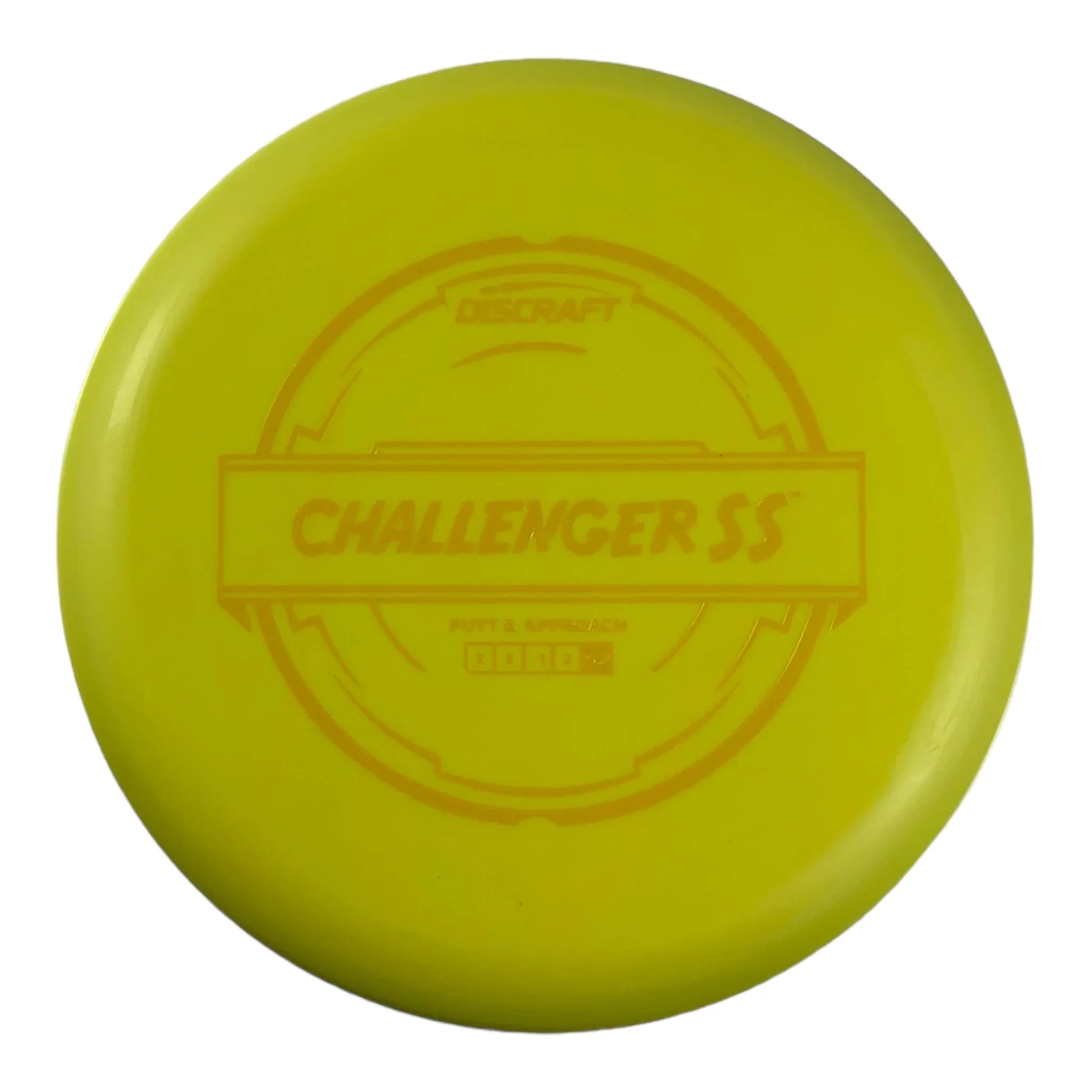 Discraft Challenger SS | Putter Line | Yellow/Yellow 174g Disc Golf