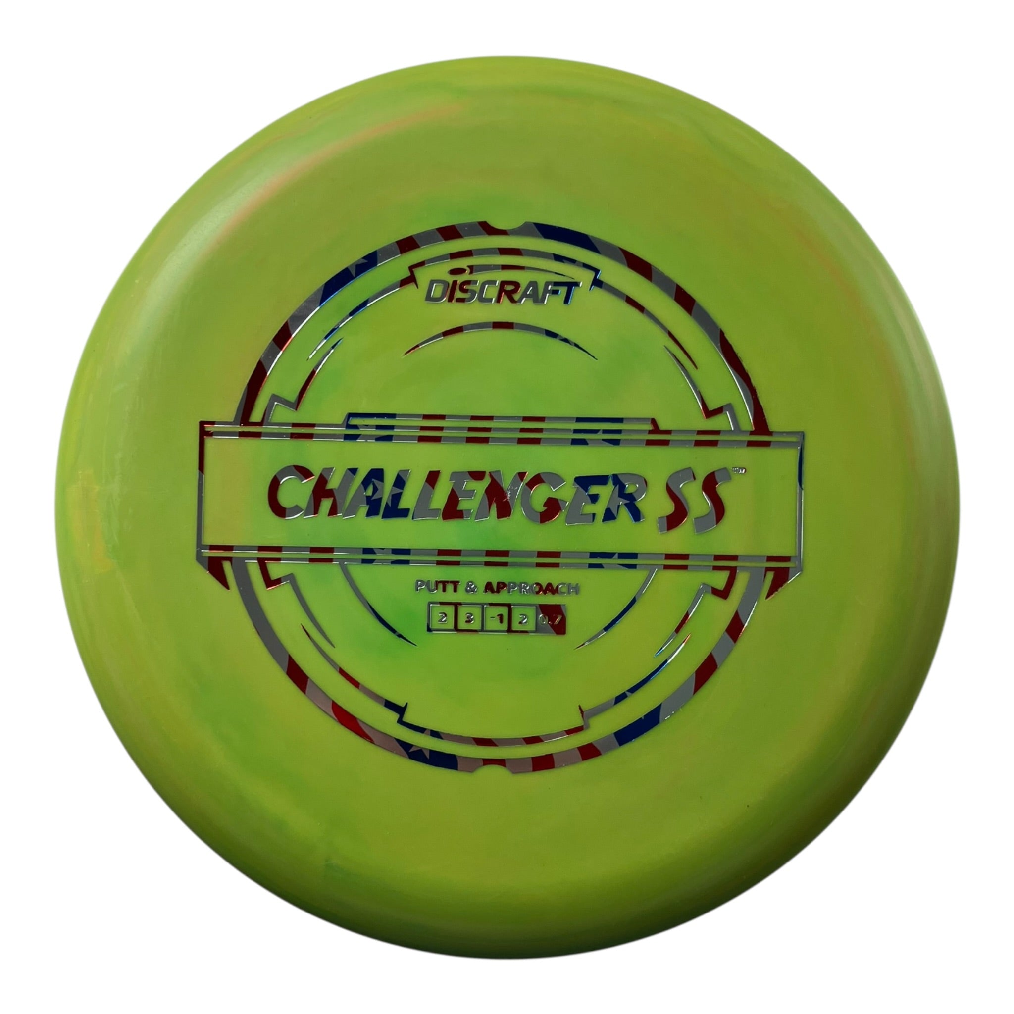 Discraft Challenger SS | Putter Line Soft | Green/USA 173g Disc Golf
