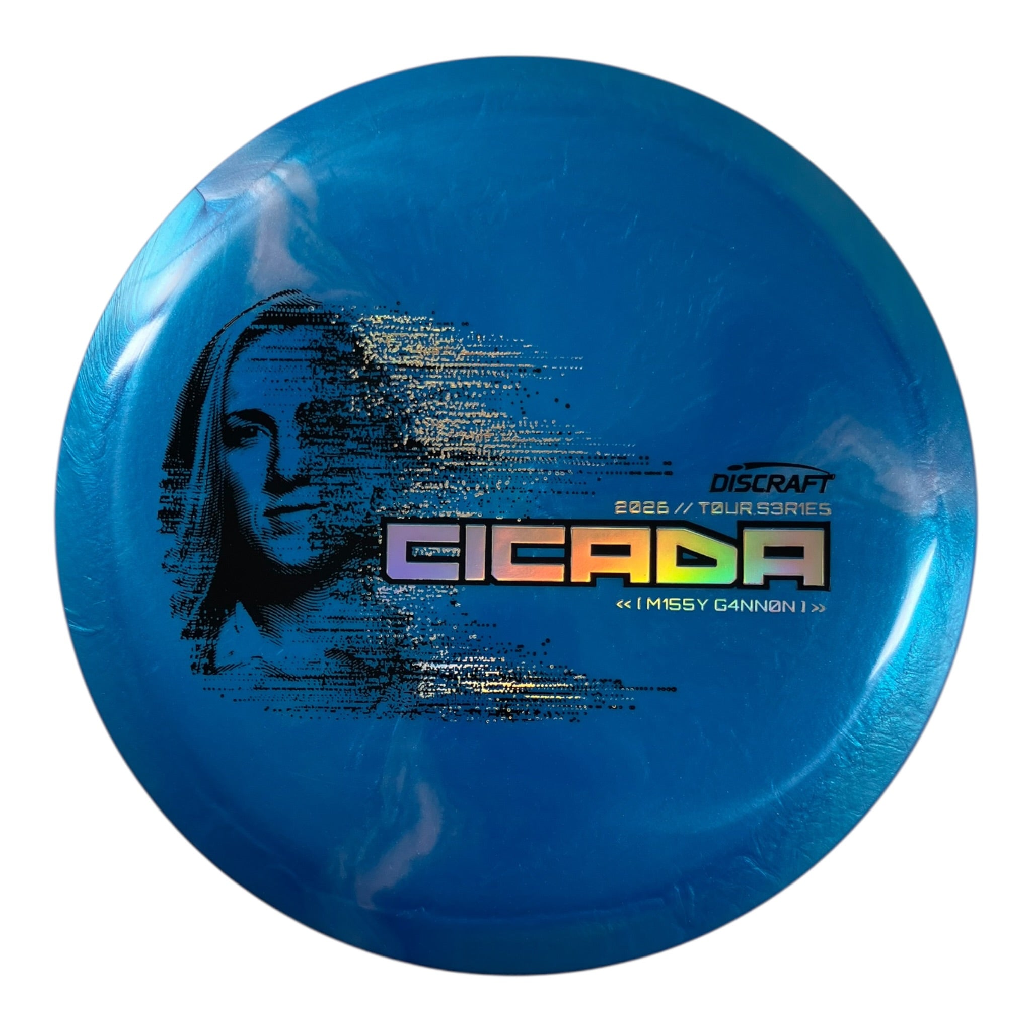 Discraft Cicada | Titanium Big Z | Blue/Gold 173g (Missy Gannon 2026 Tour Series) Disc Golf