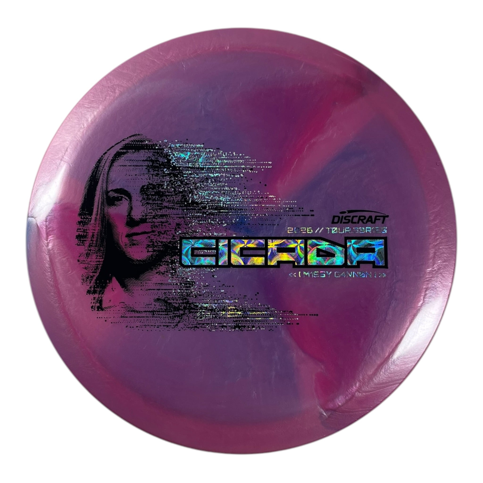 Discraft Cicada | Titanium Big Z | Pink/Holo 170g (Missy Gannon 2026 Tour Series) Disc Golf
