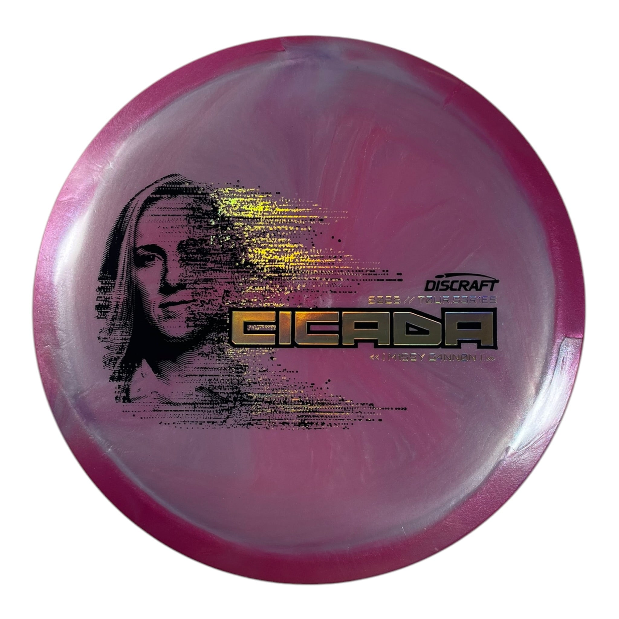 Discraft Cicada | Titanium Big Z | Pink/Holo 175g (Missy Gannon 2026 Tour Series) Disc Golf