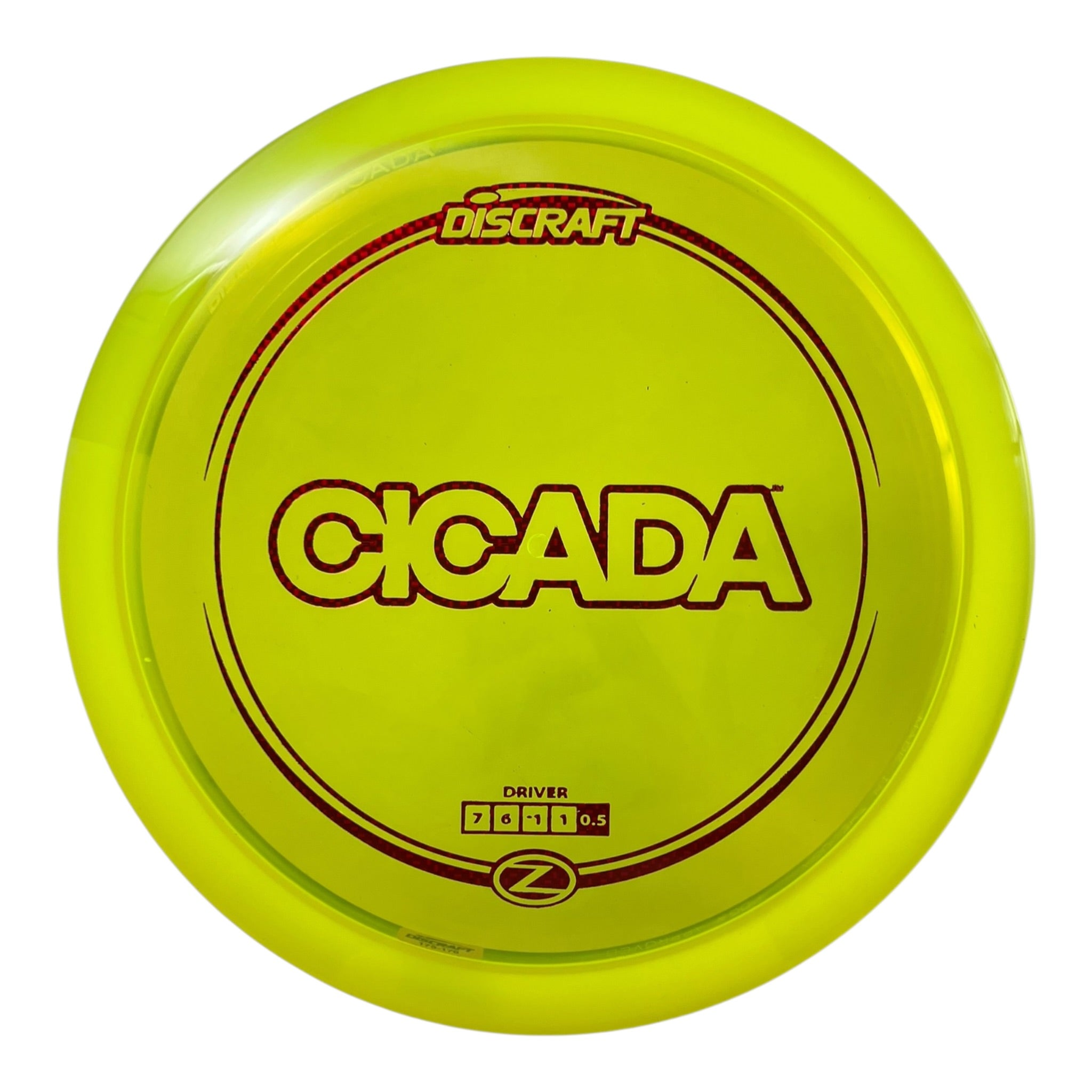 Discraft Cicada | Z Line | Yellow/Red 175g Disc Golf