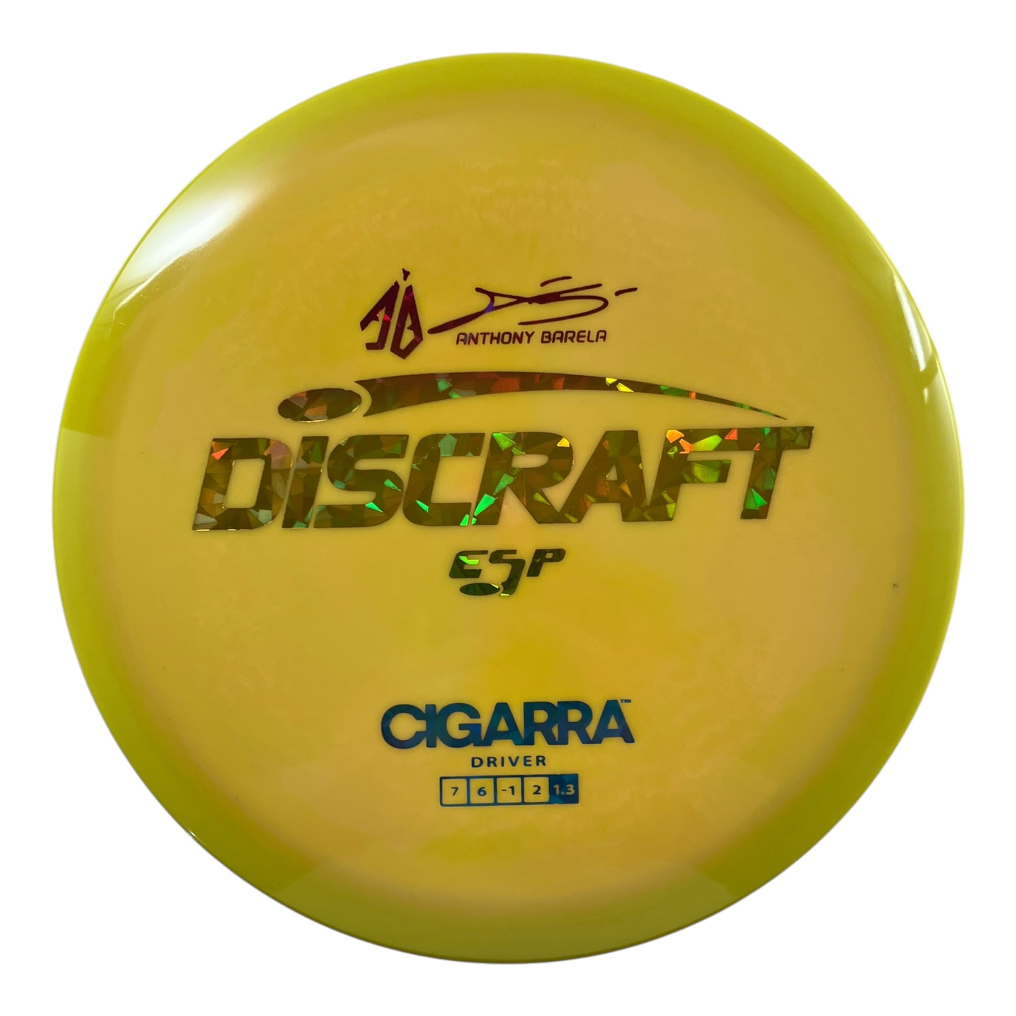 Discraft Cigarra | ESP | Yellow/Rainbow 174g (Anthony Barela) Disc Golf