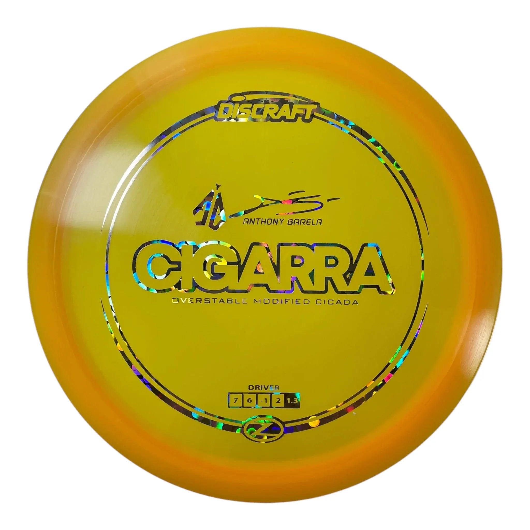 Discraft Cigarra | Z Line | Orange/Silver 167g (Anthony Barela) Disc Golf
