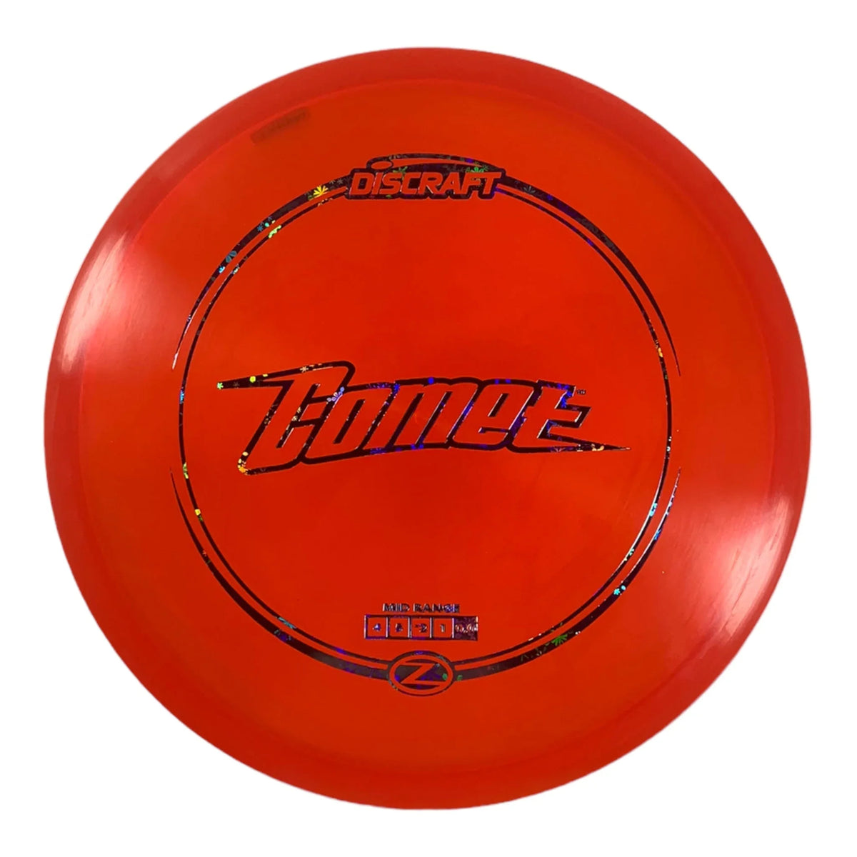 Discraft Comet | Z Line | Orange/Snowflakes 177g Disc Golf